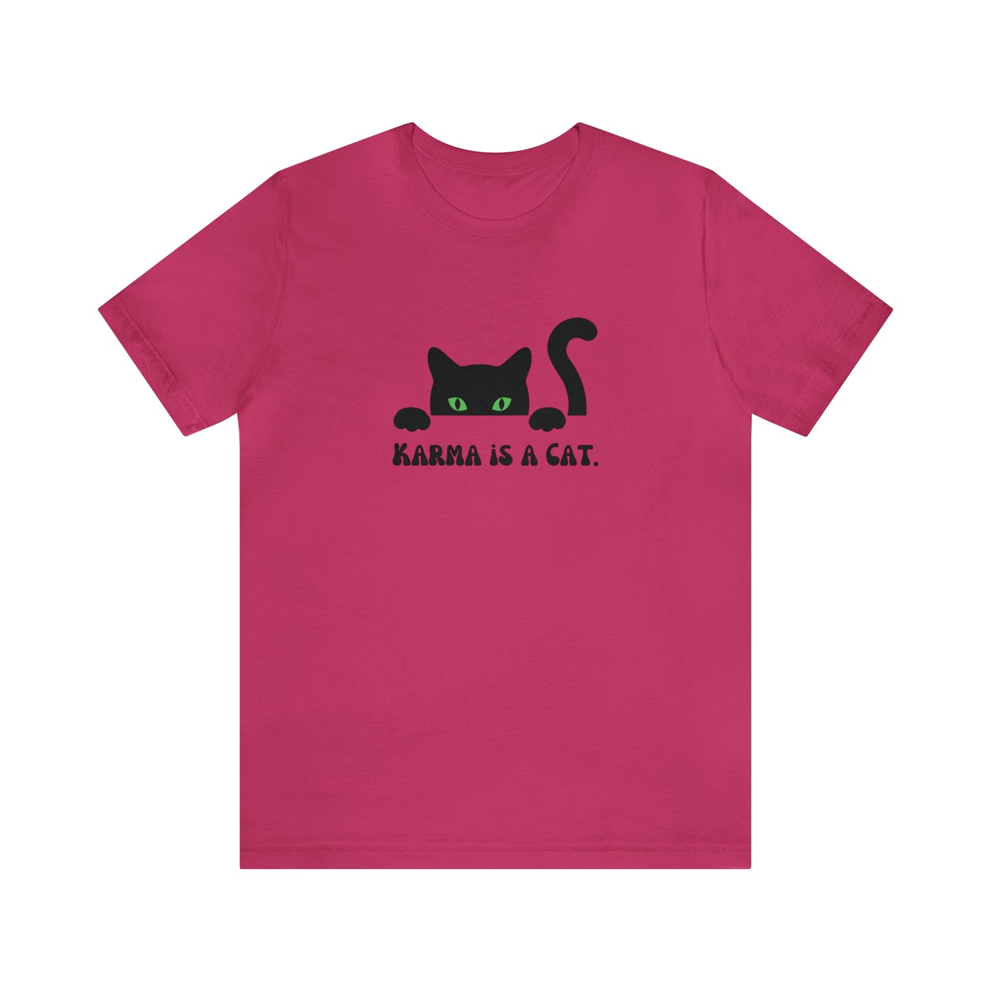 Karma is a cat shirt Cat lover tshirt book lover shirt Taylor witchy cat Shirt Halloween Cat Gift for Cat Lover Gift for Cat swiftie shirt