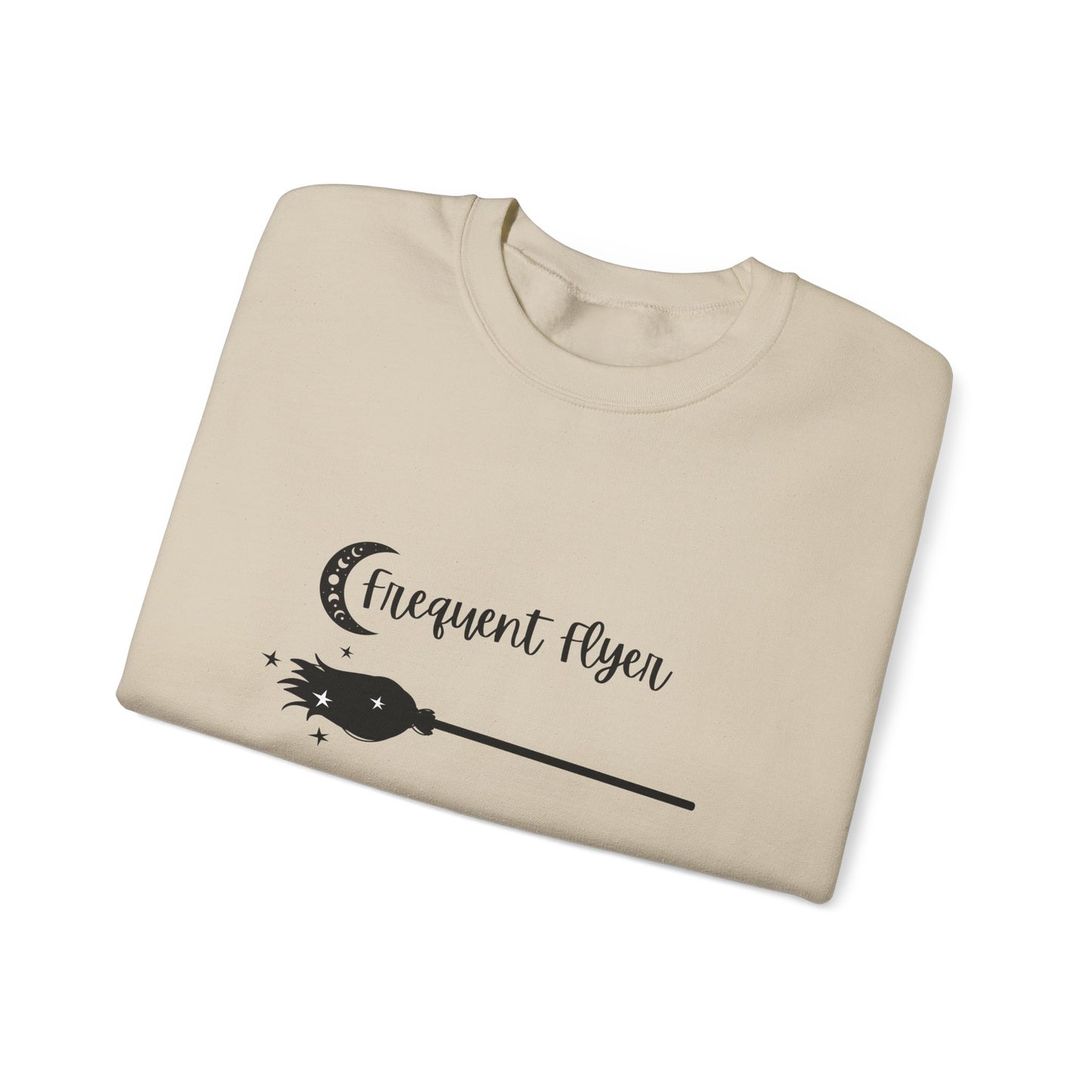 Frequent Flyer sweater Witchy sweatshirt Wicked Halloween sweater Witches broom shirt wizard HalloweenSweatshirt Halloween Sweater Christmas