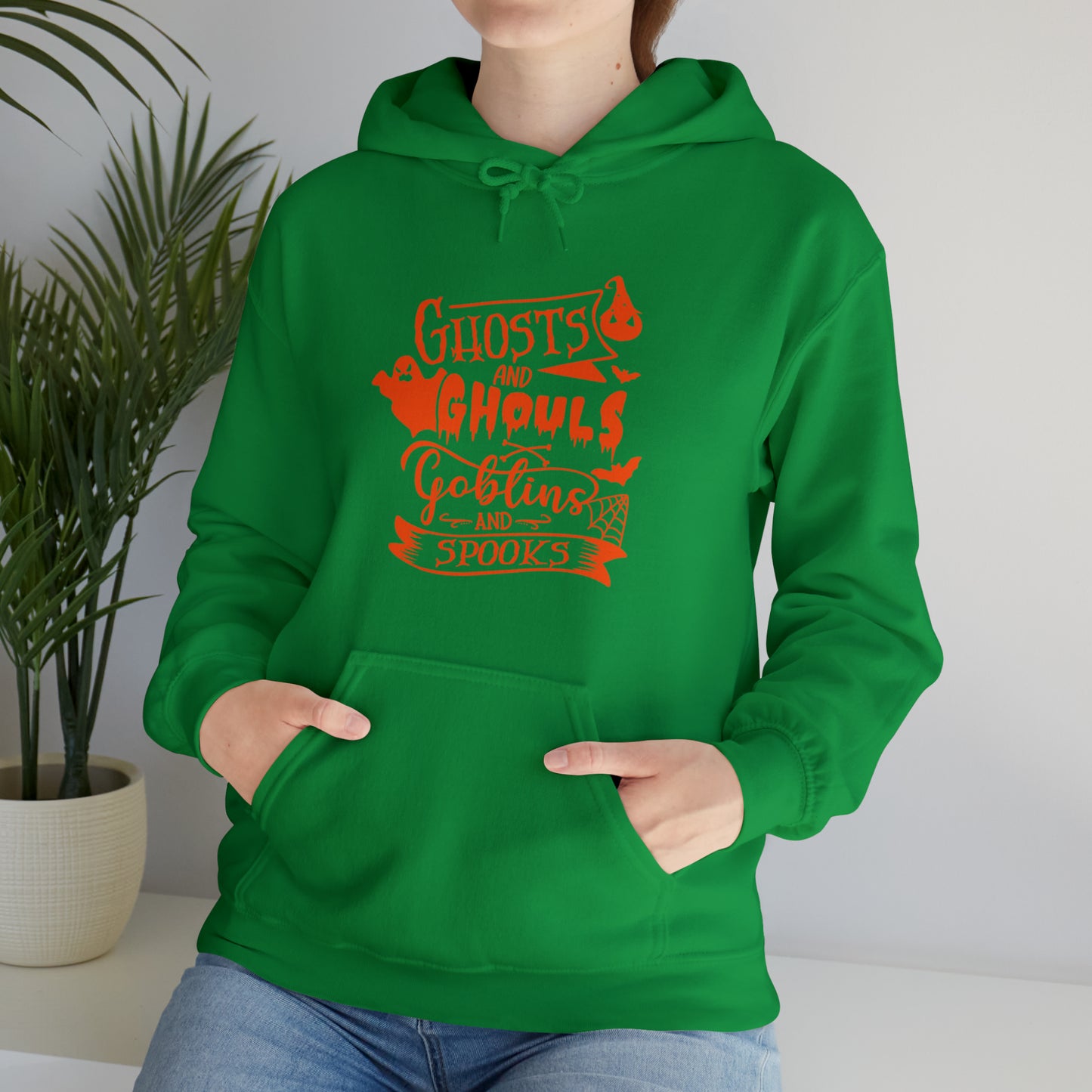 Spooky Halloween Hoodie, ghouls trick or treat ghost Halloween sweater,Halloween Sweatshirt,Spooky Season T Shirt,Christmas gift
