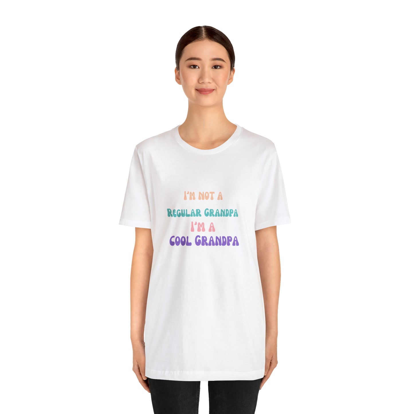 I'm a cool grandpa shirt gift for dad grandpa shirt