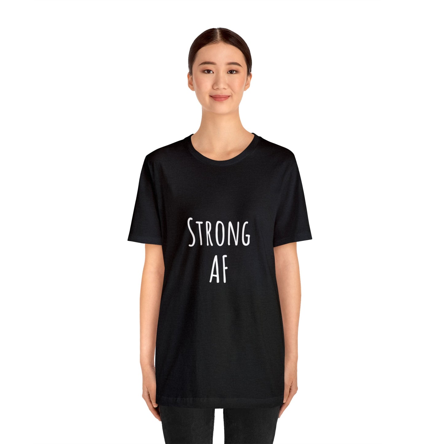 Strong AF shirt Motivational shirt Unisex Tee choose happy Retro Shirt Retro Feeling Good T-Shirt best friend vacation shirt beach