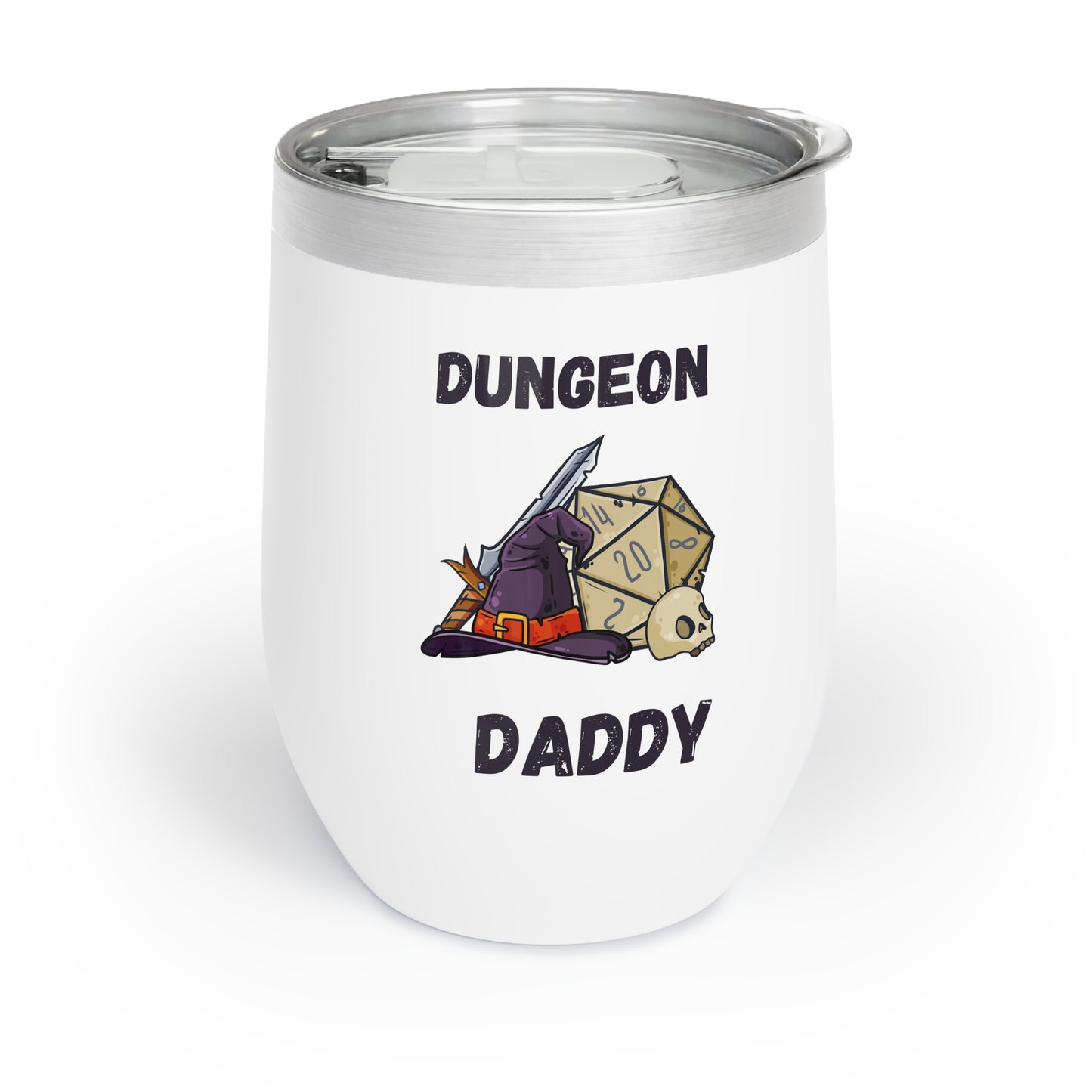 Dungeon Daddy tumbler DND gift for him dad coffee tumbler gift for her wine tumbler father's day gift for brother padrino gift coffee mug