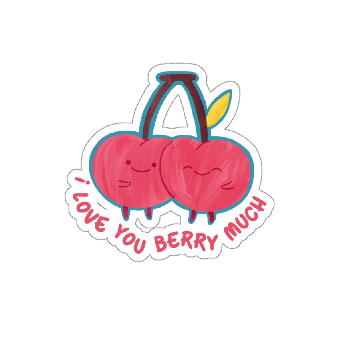 I love you berry much sticker love sticker bestie gift galantines gift bullet journal sticker motivational sticker Magical AF sticker vday