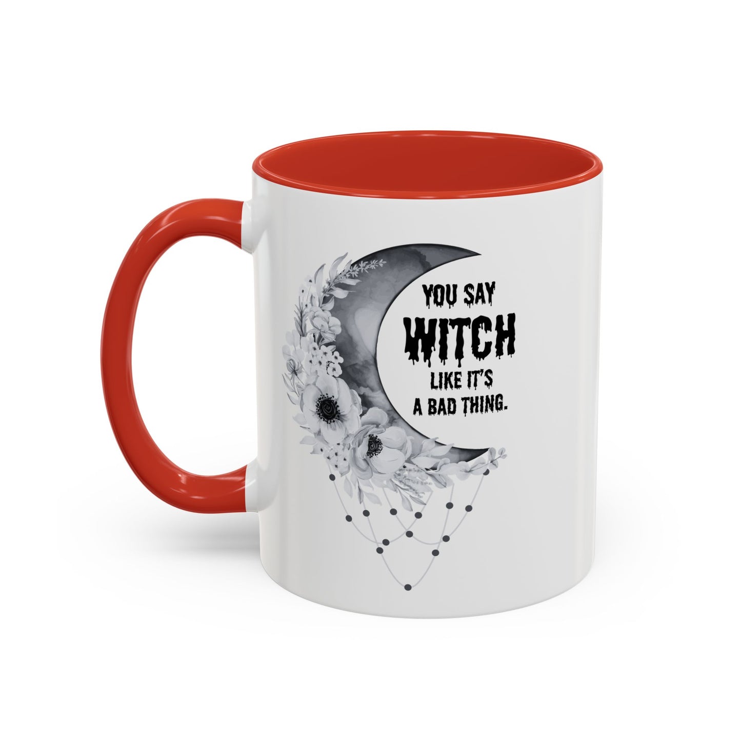 Witch mug Halloween mug Spooky things mug office funny gift best friend gift Christmas word fuck sarcastic humour gift Coffee Mug(11, 15oz)