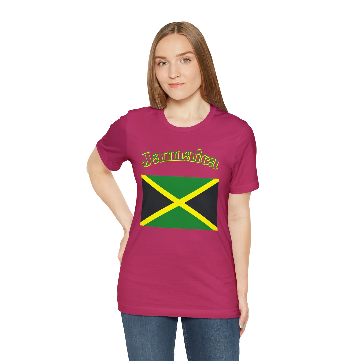 Jamaica flag shirt Jamaican T-shirt positive vibes shirt good vibes tee island girls trip shirt bohemian top Christmas gift for her for him