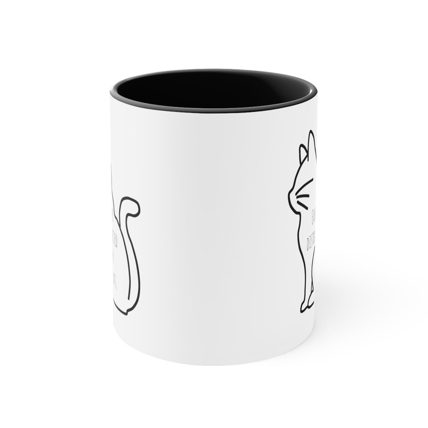 Easily distracted by cats mug 11oz gift Christmas gift for her gift favorite aunt gift coffee lover gift tea gift for her coffee Mug 11oz