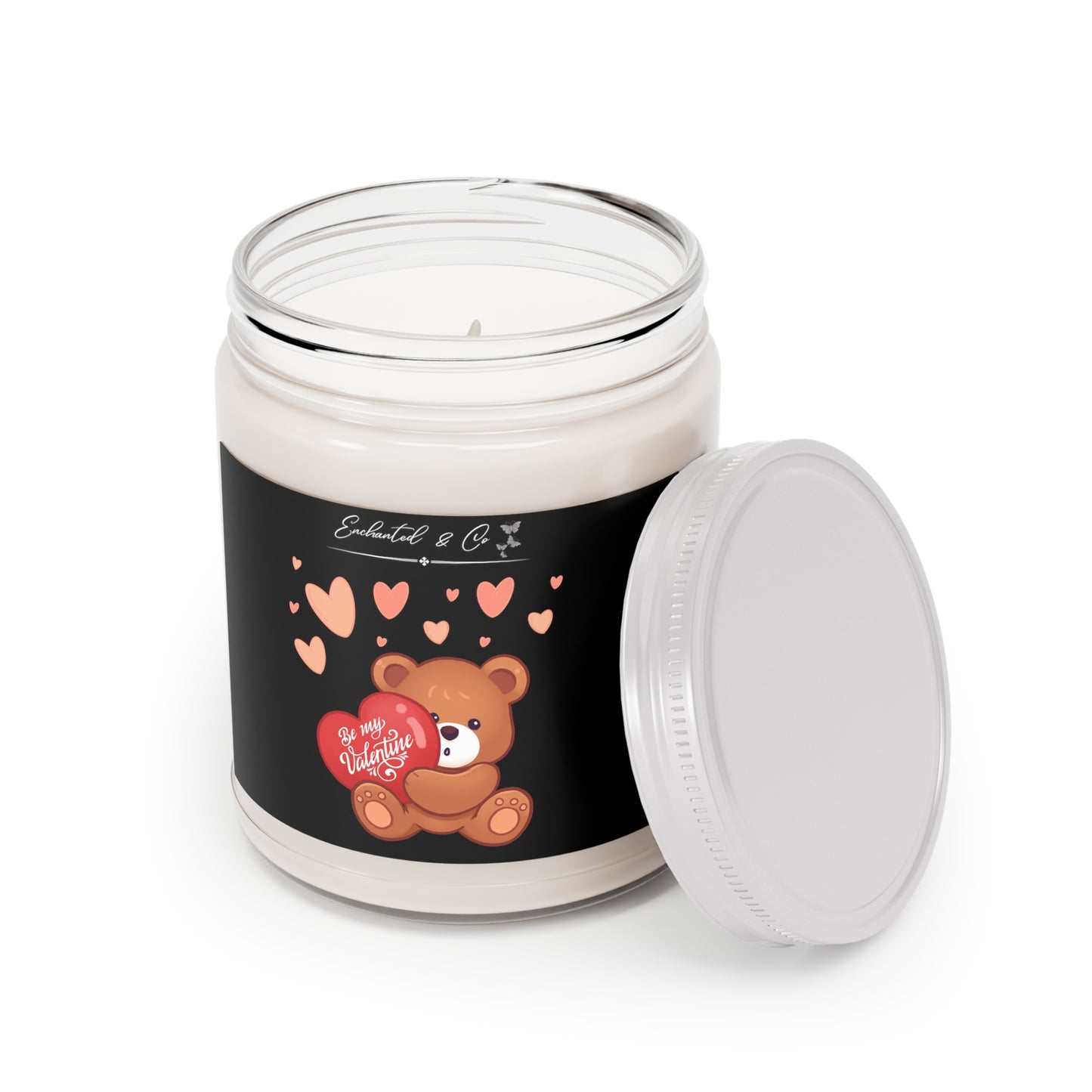 Be my valentine Candle Vday gift Bestie gift best friend gift black and gold Vanilla  candle birthday Christmas gift for her Candle