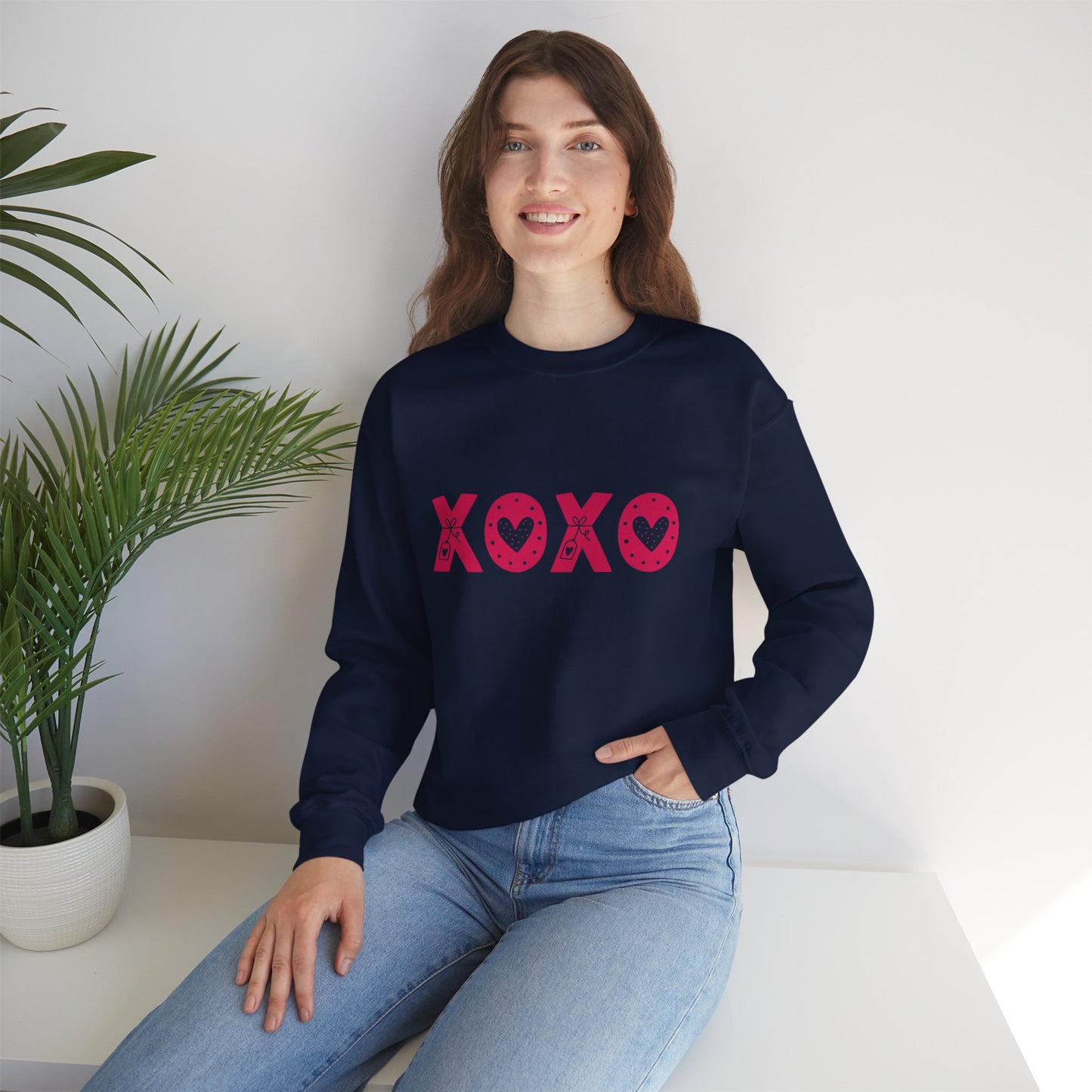 Xoxo valentines Day sweatshirt valentines Day shirt love sweater best friend gift Unisex gift funny Valentine's Day gift for him