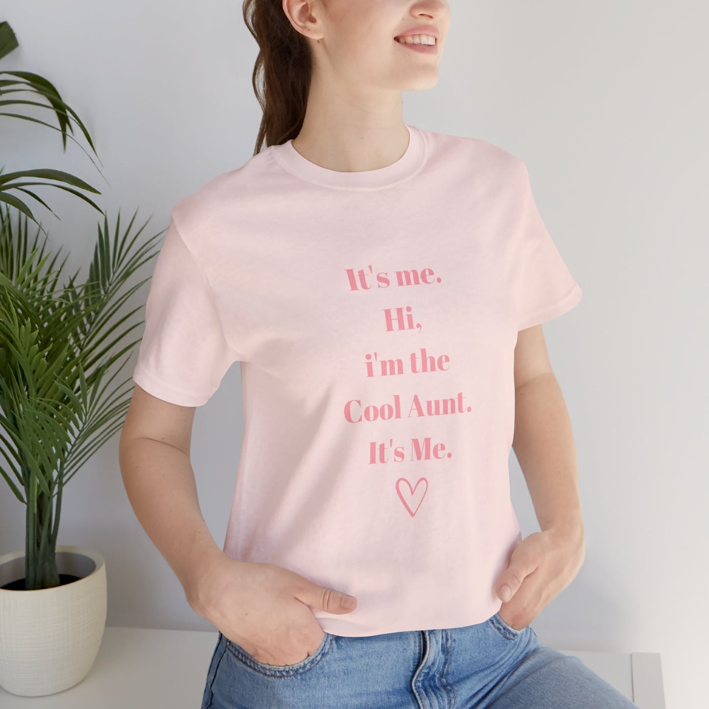 It's me hi I'm the cool aunt shirt cool auntie Tee gift for sister Shirt pregnancy reveal shirt Feeling Good Retro T-Shirt Shirt best friend