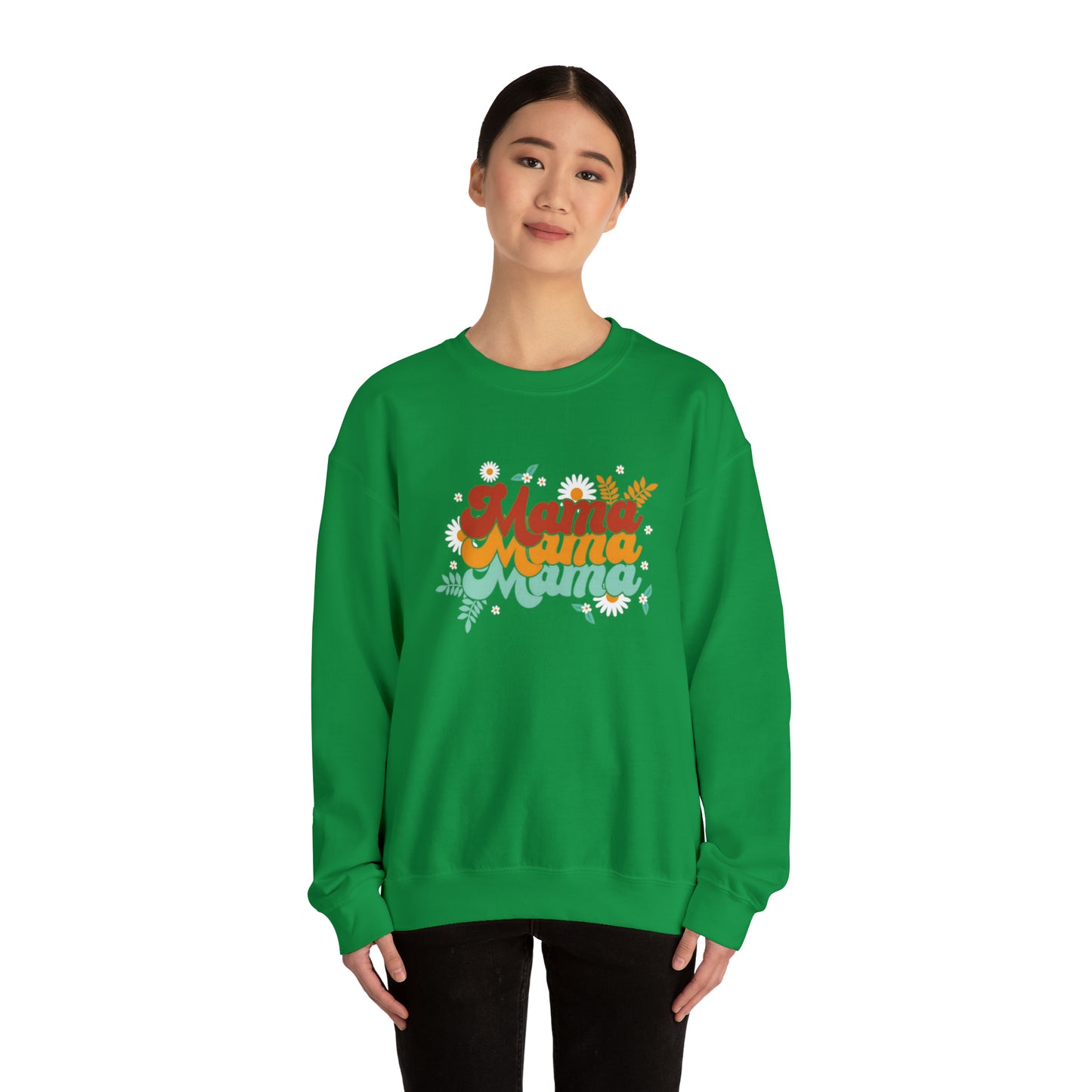 Mama floral vibes sweater, Mother Mom sweatshirt, Gift for mom, Christmas gift for her, yoga wear for her,for him, Birthday gift for her,Ga