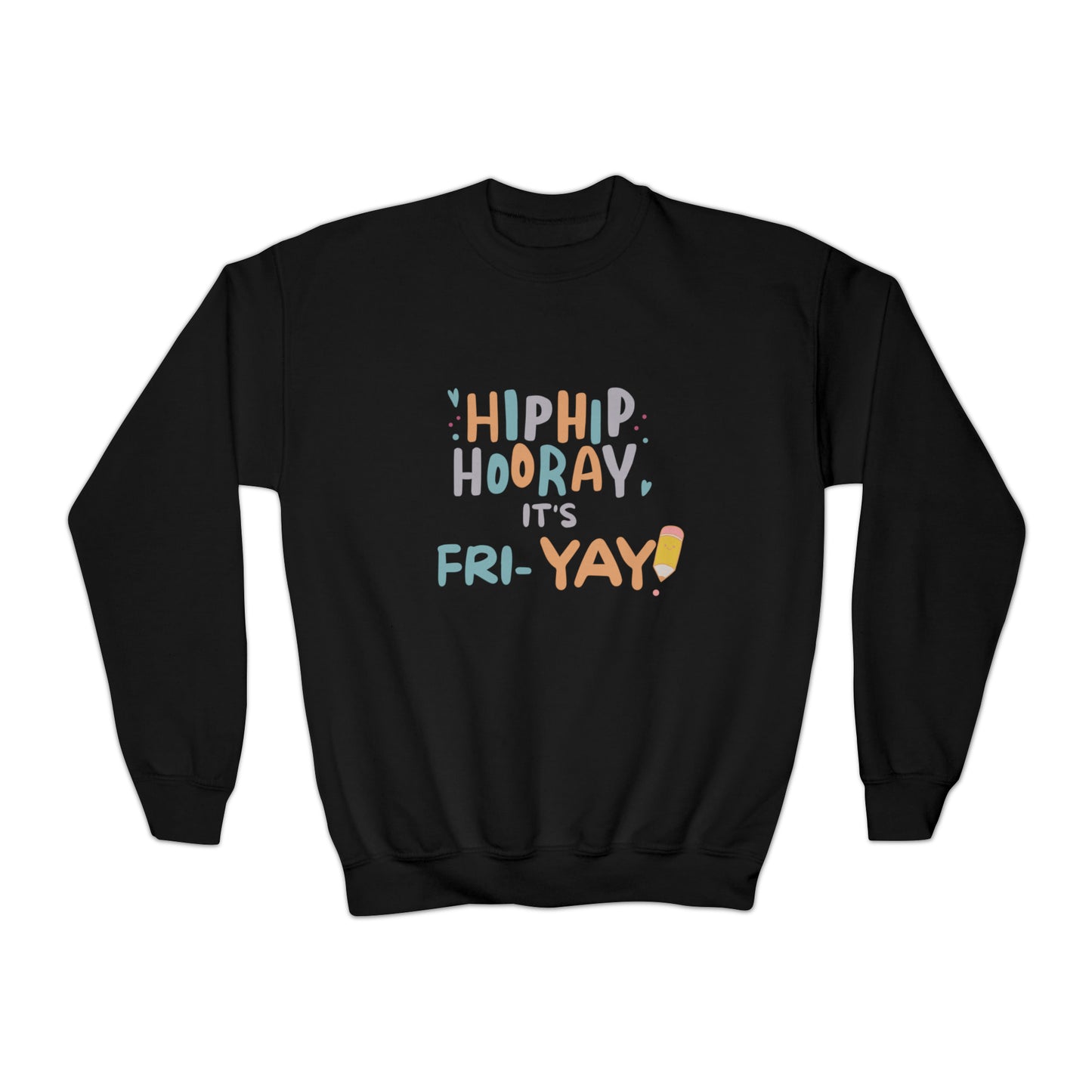 Kids Friday shirt Friyay shirt hocus pocus tee boy halloween shirt girl halloween shirt rainbow halloween spooky kid shirt Youth Sweatshirt