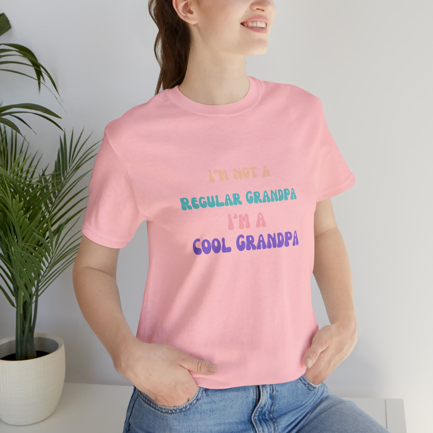 I'm a cool grandpa shirt gift for dad grandpa shirt