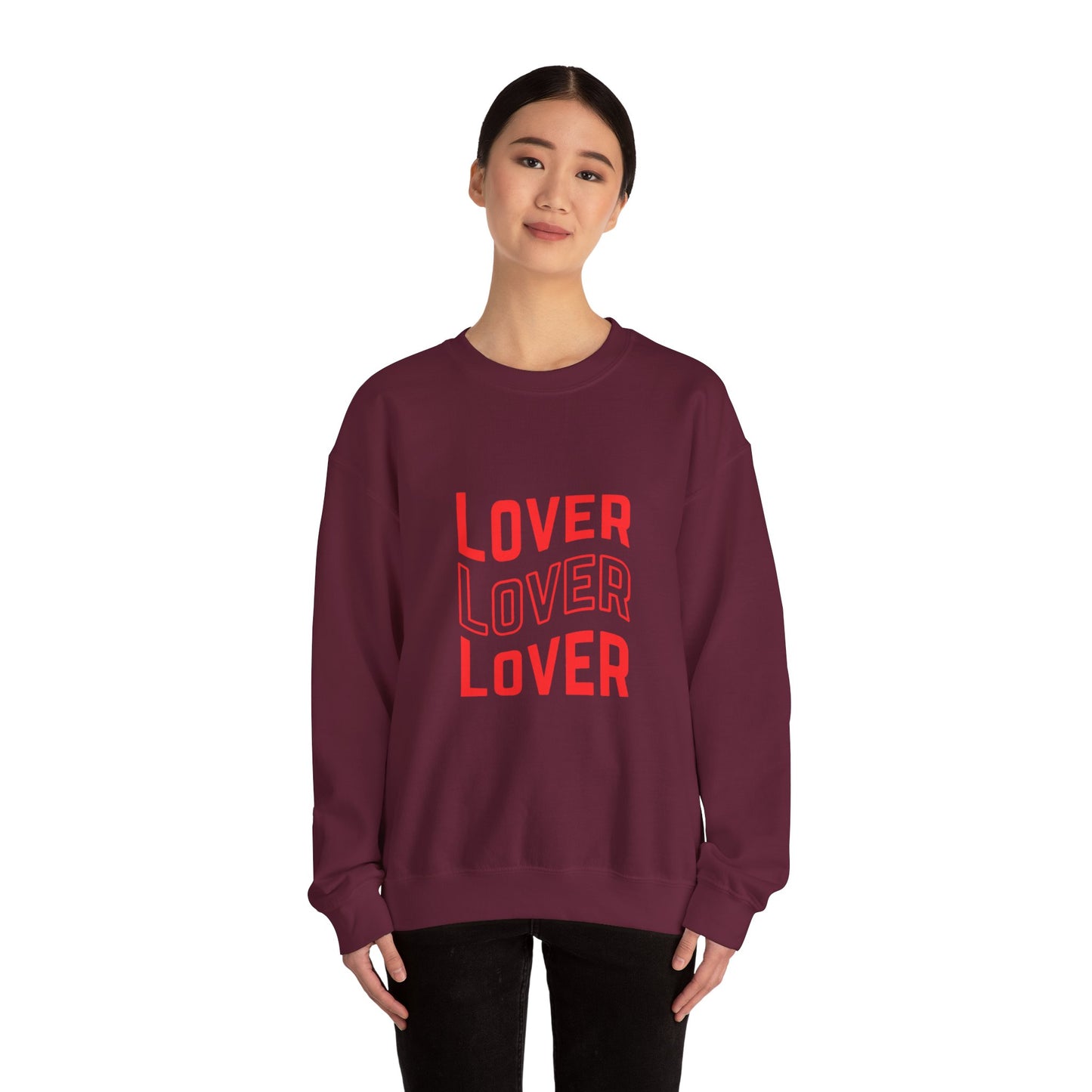 Lover sweater couple heart valentine's day sweater gift for her bestie gift galentine sweater funny Valentines sweater gift for him birthday