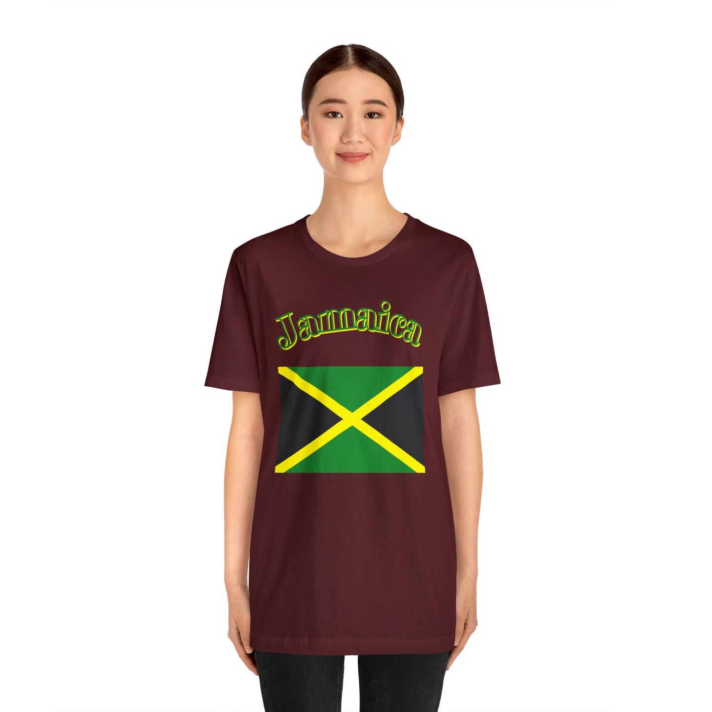 Jamaica flag shirt Jamaican T-shirt positive vibes shirt good vibes tee island girls trip shirt bohemian top Christmas gift for her for him