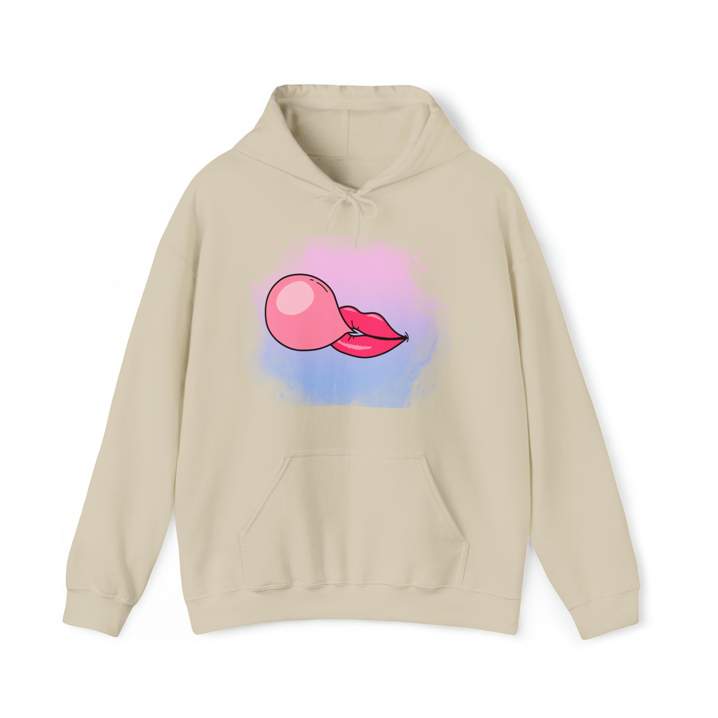 Bubble Gum kiss Hoodie, Summer Bubblegum shirt, Birthday gift for her, Galantine gift for her, best friend gift,birthday vacation,Unisex