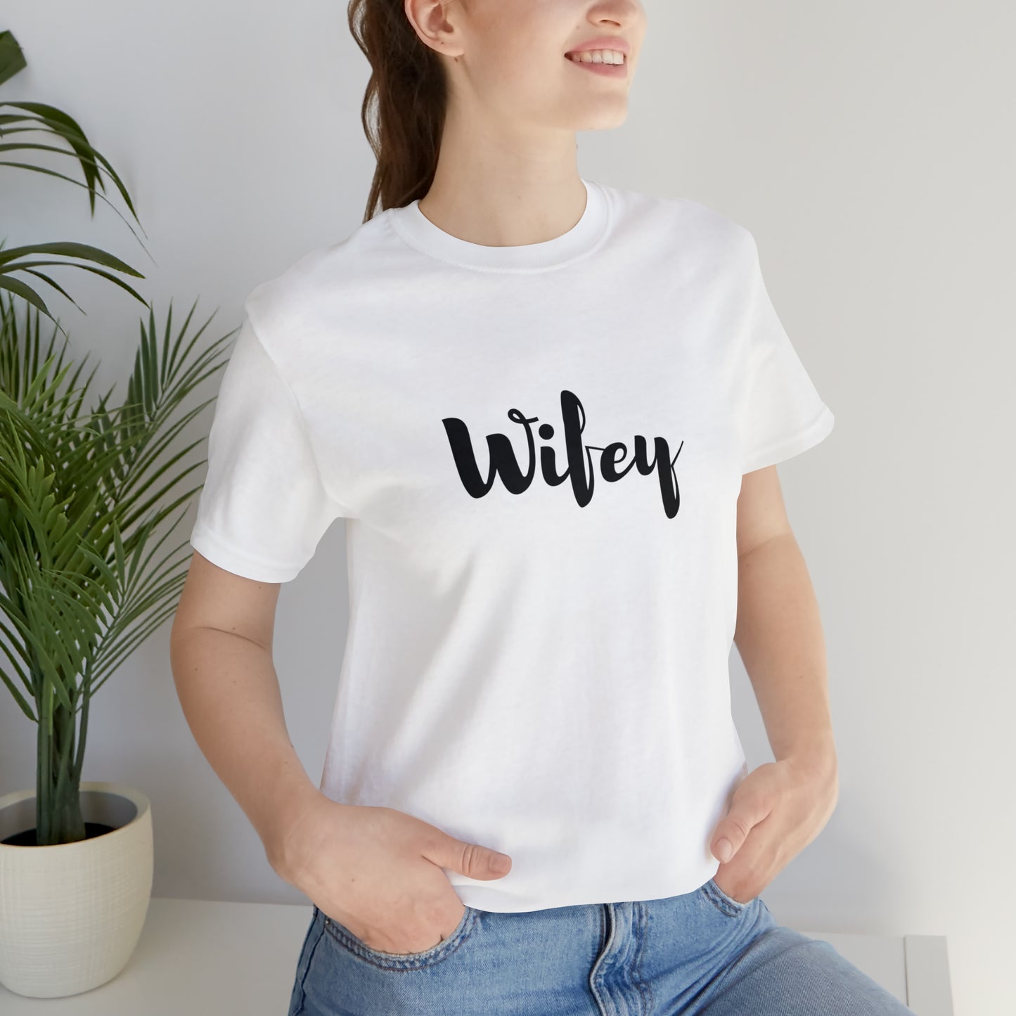 Wifey T-shirt, Wifey anniversary gift, Bridal party shirts, shower gift, Wife gift for her, Wifey Top, Wifey Sweater, Mrs clothes