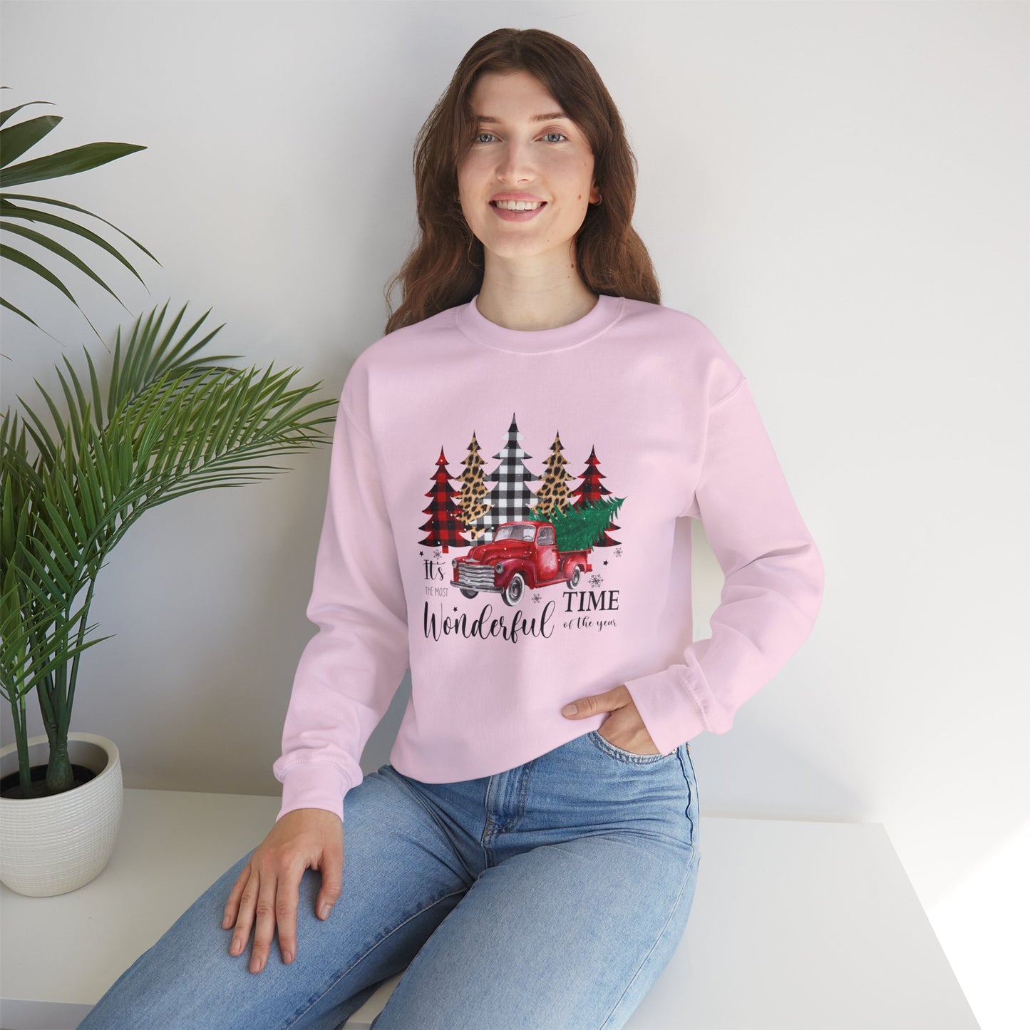Christmas sweater it's the most wonderful time of the year Christmas sweater Merry Christmas sweatshirt Bright Christmas gift for her