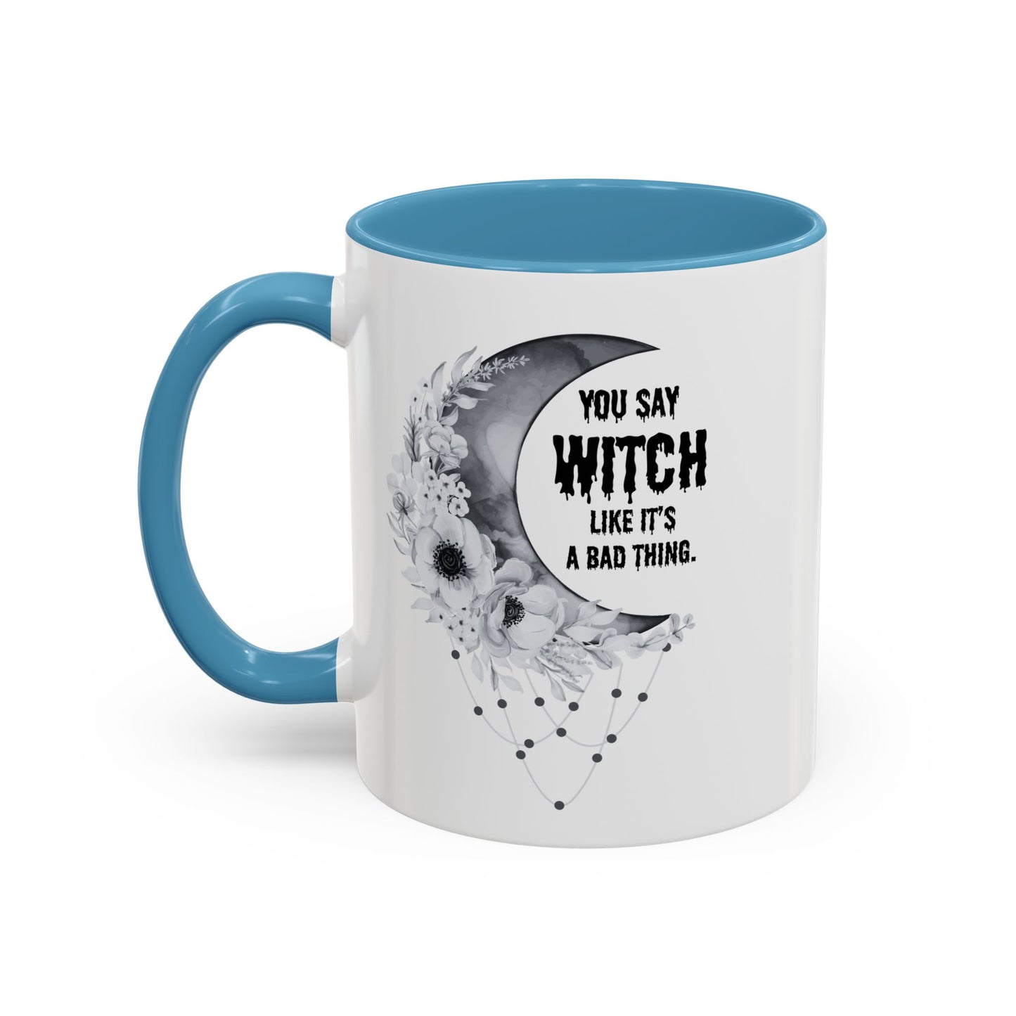 Witch mug Halloween mug Spooky things mug office funny gift best friend gift Christmas word fuck sarcastic humour gift Coffee Mug(11, 15oz)