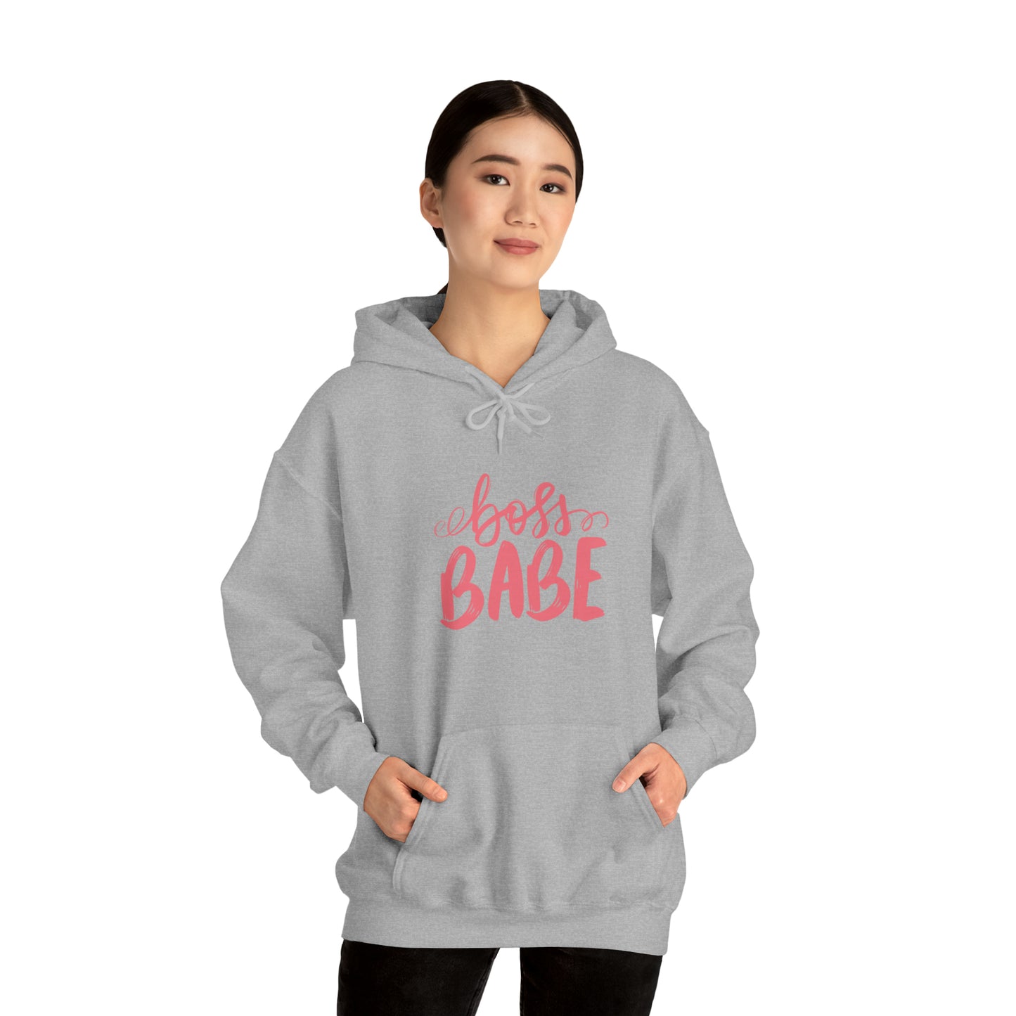 Boss Babe hoodie, boss babe energy, gift for her, millionaire babe, Unisex Heavy Blend Hooded Sweatshirt