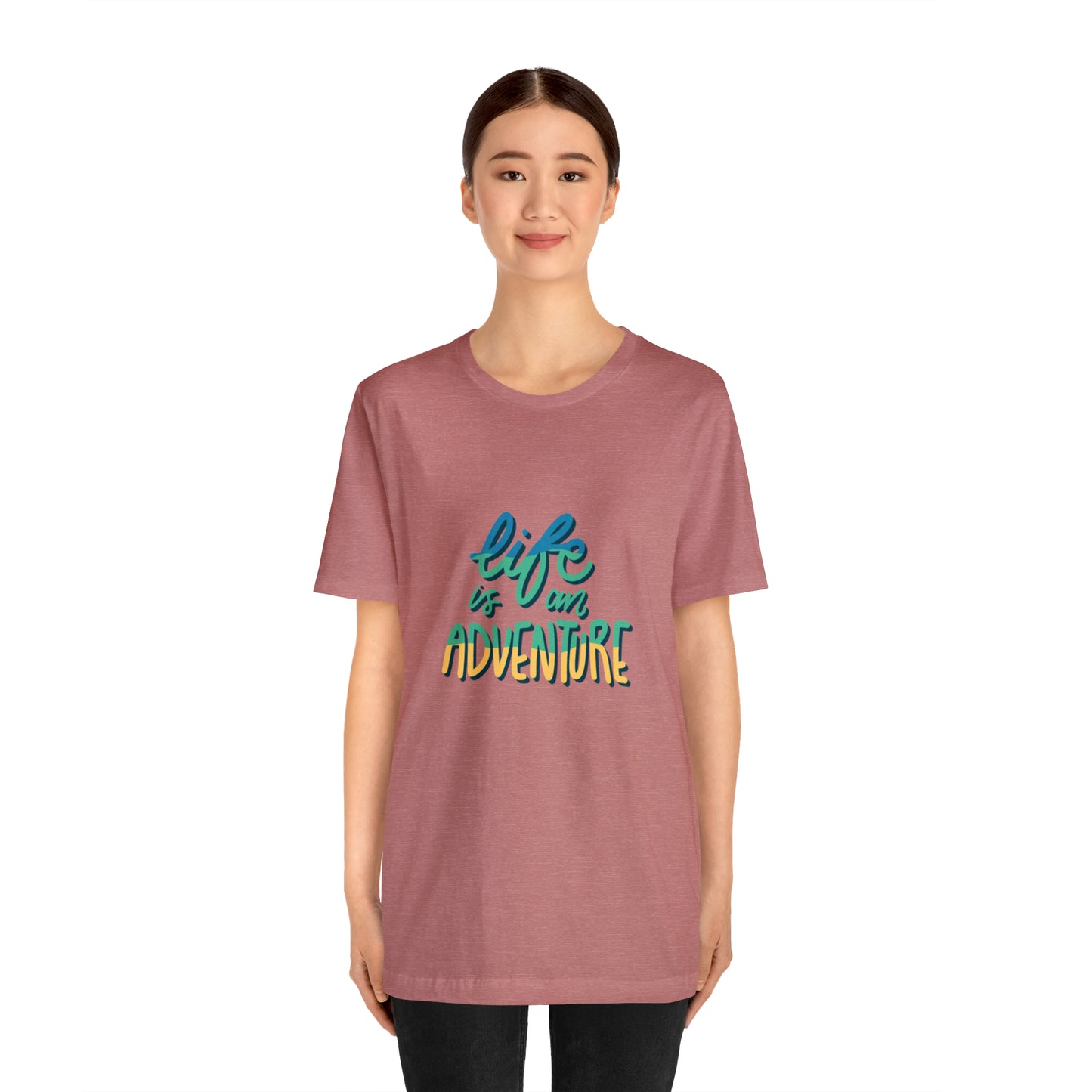 Life is a pure Adventure shirt, Good vibes only shirt, Adventurer shirt, Unisex gift, gift for her, gift for him, vacation shirt,best friend