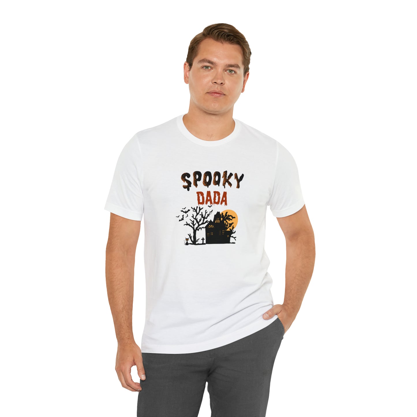 Spooky Dada Halloween shirt Dad trick or treat ghost Halloween tshirt Halloween Sweatshirt Daddy Spooky Season T Shirt Christmas gift
