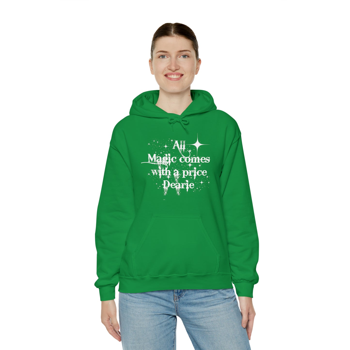All magic comes with a price Dearie hoodie,OUAT Fan gift, Rumpelstiltskin gift for her, Christmas gift, Unisex Heavy Blend Hooded Sweatshirt