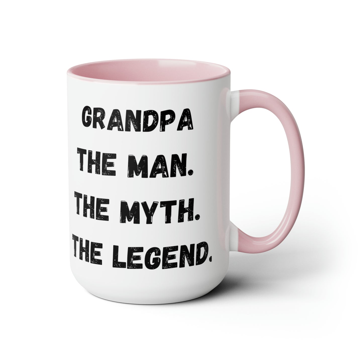 Grandpa mug the man the myth the legend mugDaddy mug love you dad gift Coffee Mug pregnancy reveal gift heart mug gift for her Mug Coffee