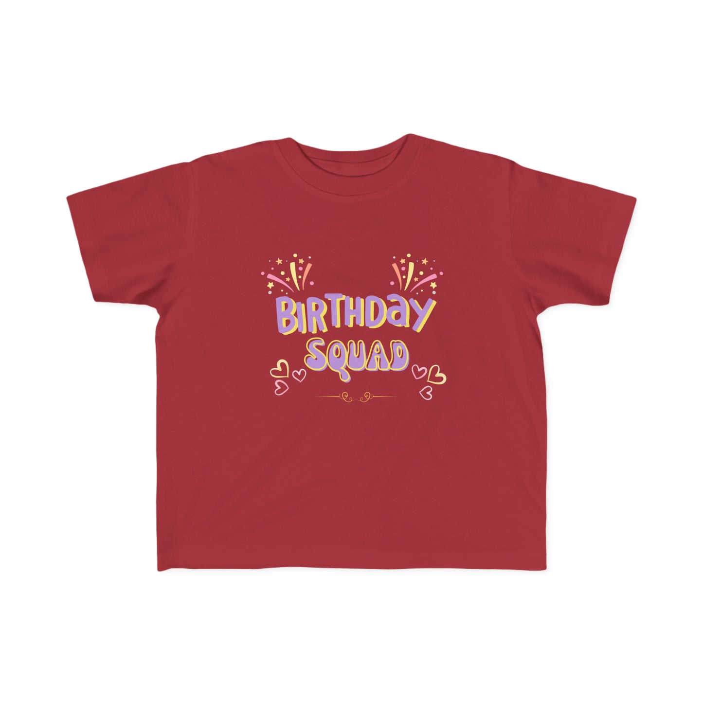 Birthday squad shirt toddler birthday shirts Birthday party Tshirt T-rex fun tee, Toddler's Fine Jersey Tee