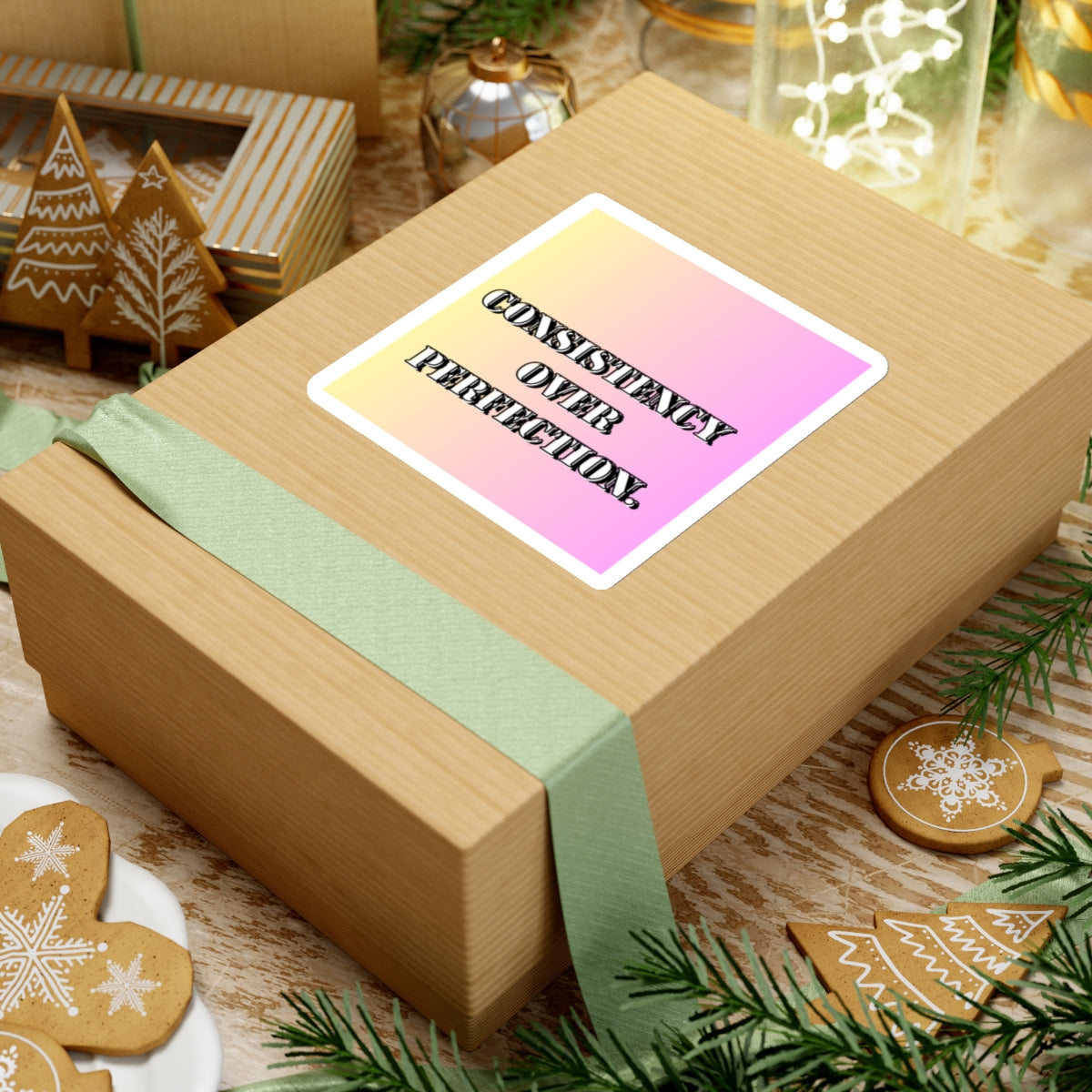 Consistency Over Perfection sticker Magical AF sticker bestie sticker motivational stickers fun gift best friend gift Kiss-Cut Stickers