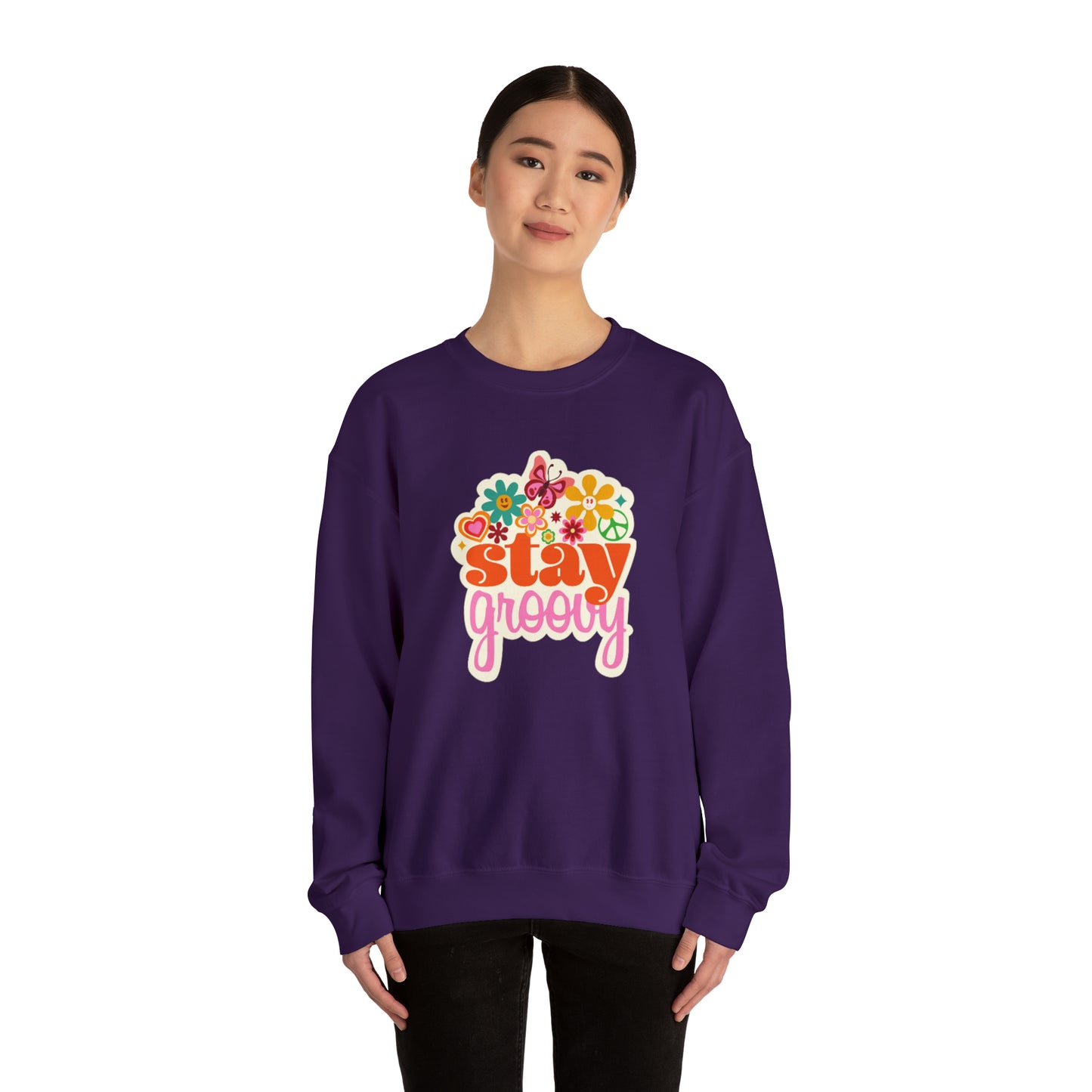 Stay Groovy sweatshirt, good vibes sweater, love inspire sweatshirt mode sweater, Homeschooling sweatshirt mom shirt, shirt unisex gift