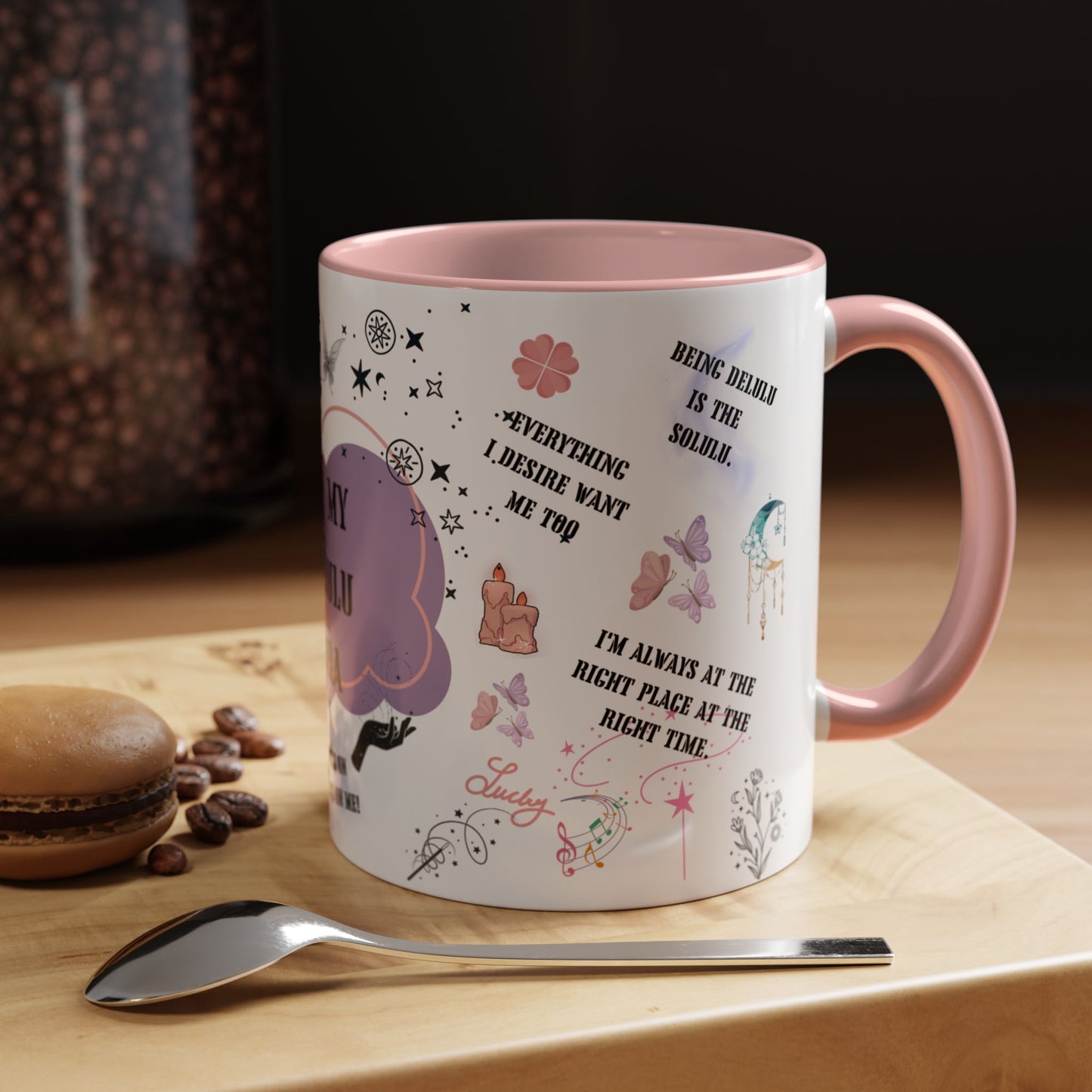 Morning affirmations mug In my delulu era mug witchy Christmas gift for her gift for him bestie mug Witches mug wicked mug Gift Mug coffee