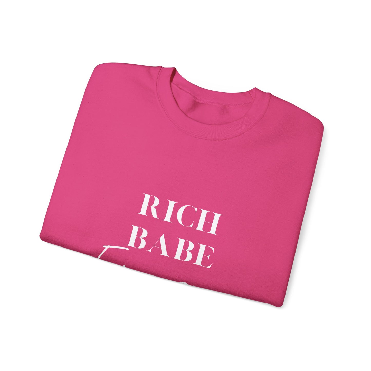 Rich Babe energy sweater funny gift for her bestie gift galentine sweater funny Valentine's sweater gift for him entrepreneur gift birthday