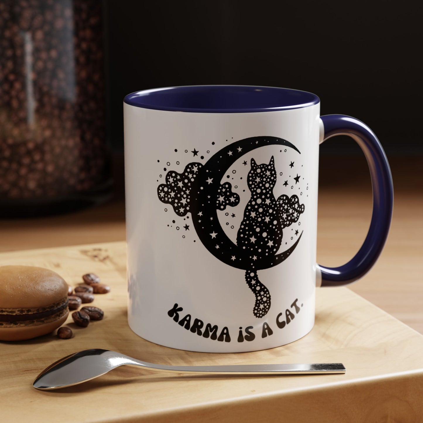 Karma is a cat cat mug Funny Cat Coffee Mug swift with My Cat Lover Cat Mug Funny Coffee Cup Cat Lady Gift Cat Lover Gift Cat Mom christmas