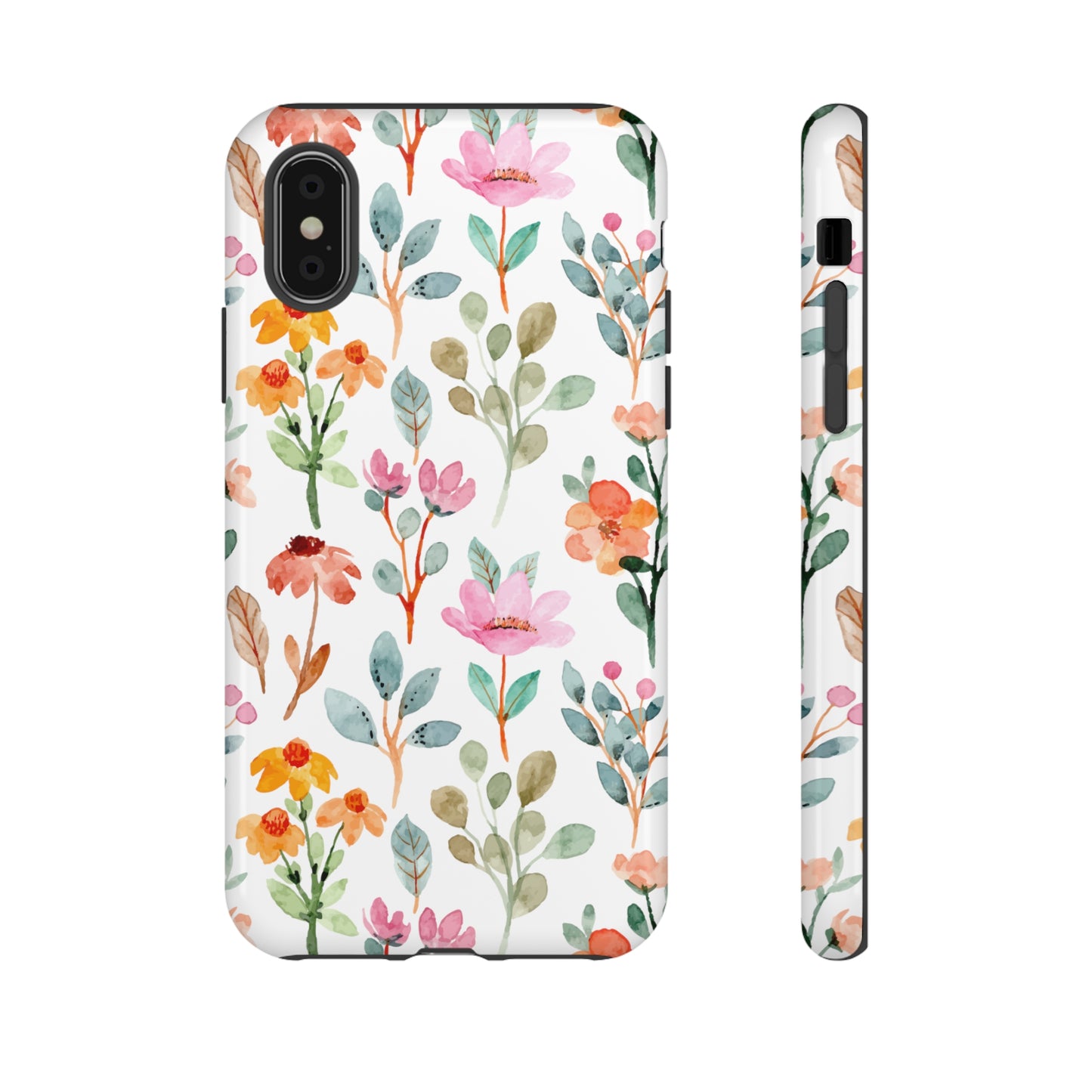 Floral phone case mother's day gift best friend gift for her gift for him flower cell phone cases Tough Cases