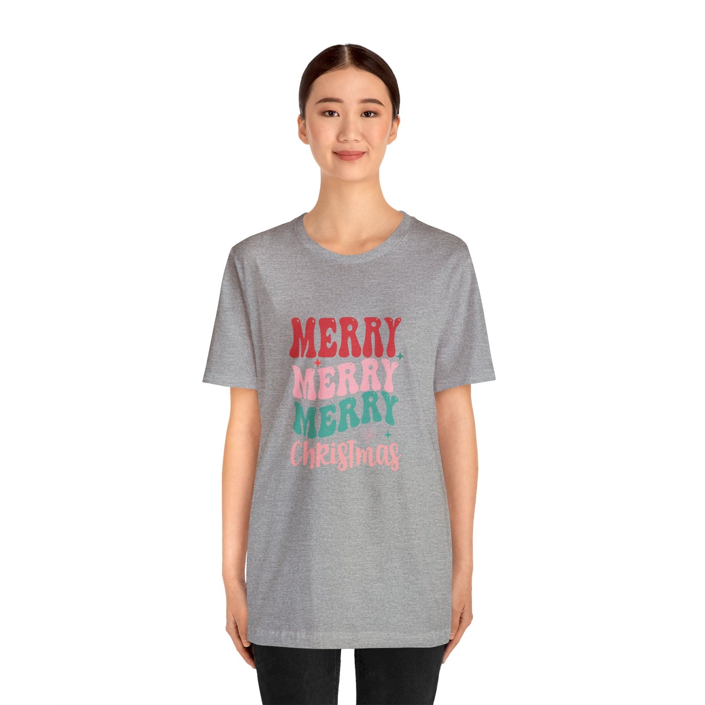 Merry Merry Christmas shirt Christmas gift for her Matching Family Christmas Shirts Family Christmas Shirt Matching Xmas Tees Christmas Tee