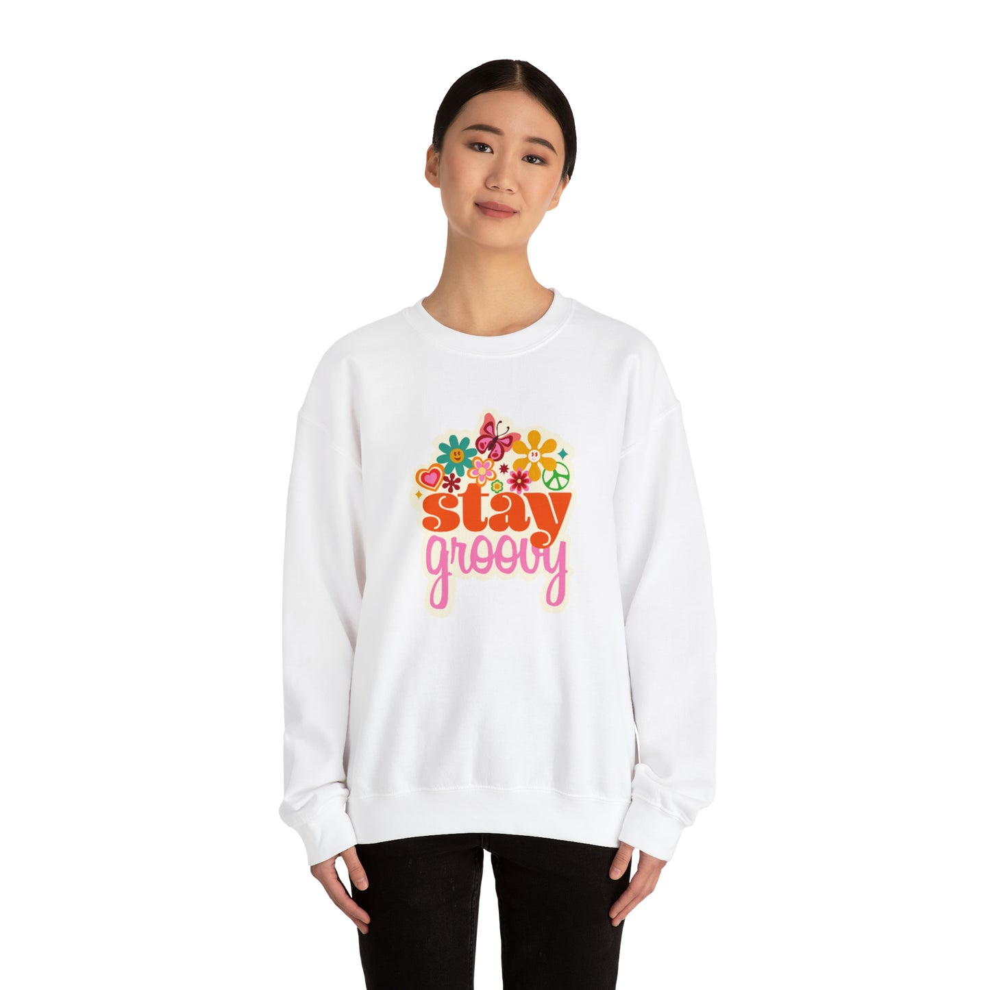 Stay Groovy sweatshirt, good vibes sweater, love inspire sweatshirt mode sweater, Homeschooling sweatshirt mom shirt, shirt unisex gift