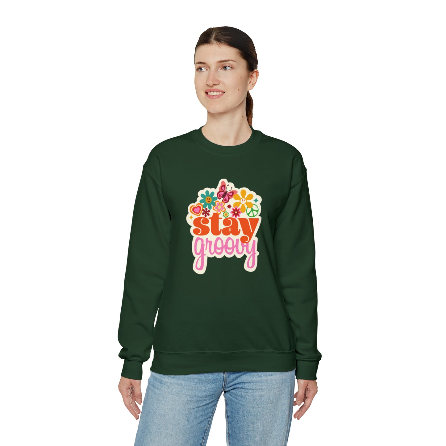 Stay Groovy sweatshirt, good vibes sweater, love inspire sweatshirt mode sweater, Homeschooling sweatshirt mom shirt, shirt unisex gift