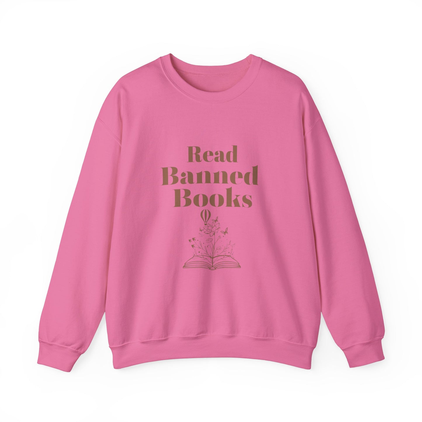 Read banned books sweater Crewneck Sweatshirt Inspirational Gift Feminist Sweatshirt, homeschooling vibes Cozy Apparel Women's Empowerment
