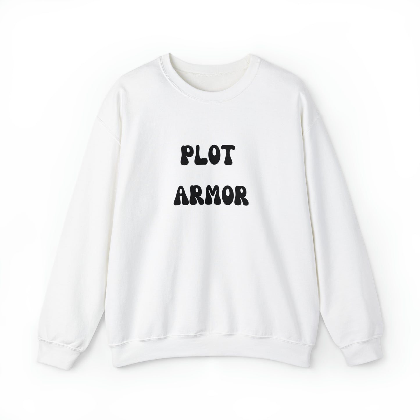 Plot Armor sweater Main character energy Sweatshirt funny writer shirt best friend gift Women's Sweatshirt gift for him gift for her Tee