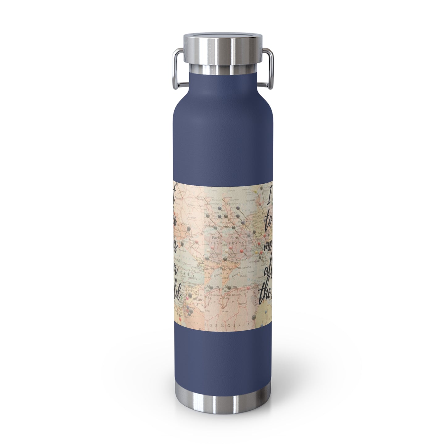 Travel bottle travel memories bottle Copper Vacuum Insulated Bottle, 22oz