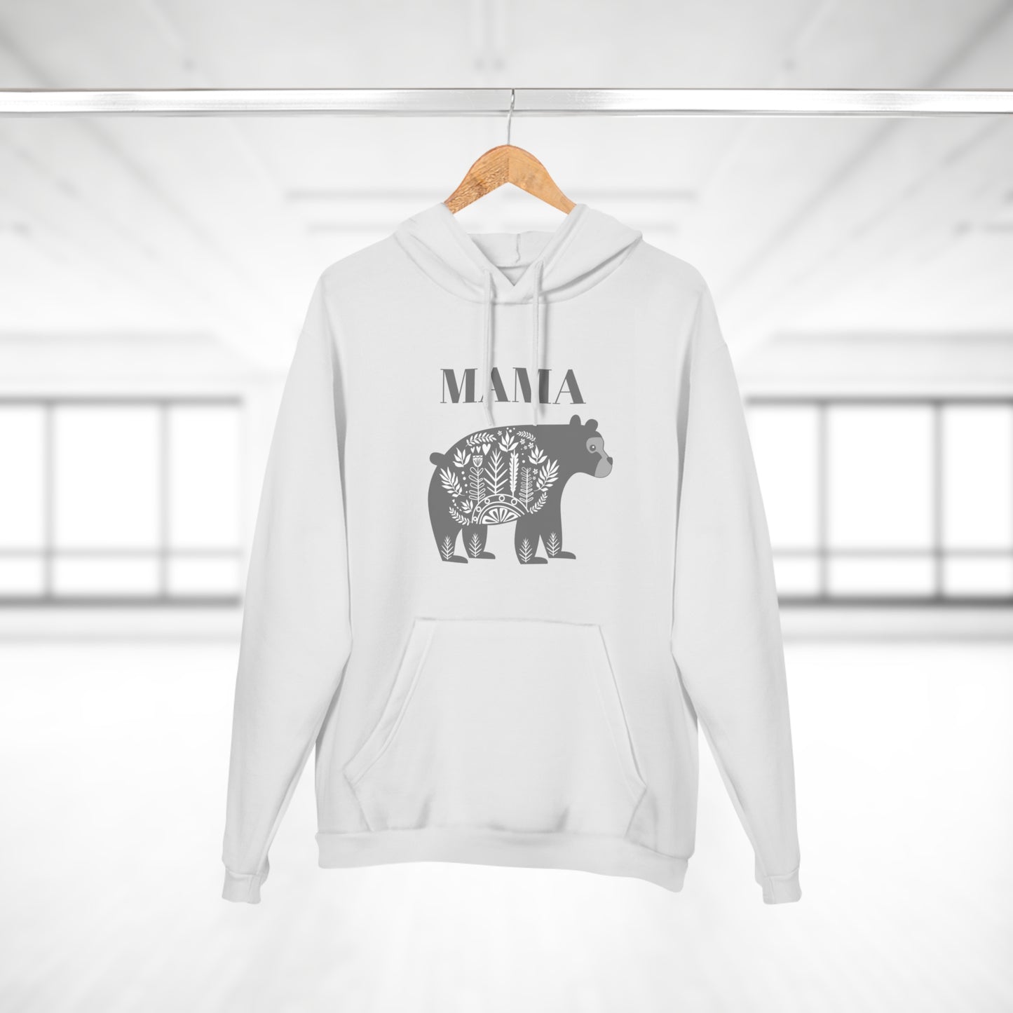 MAMA BEAR Hoodie, Unisex Pullover Hoodie