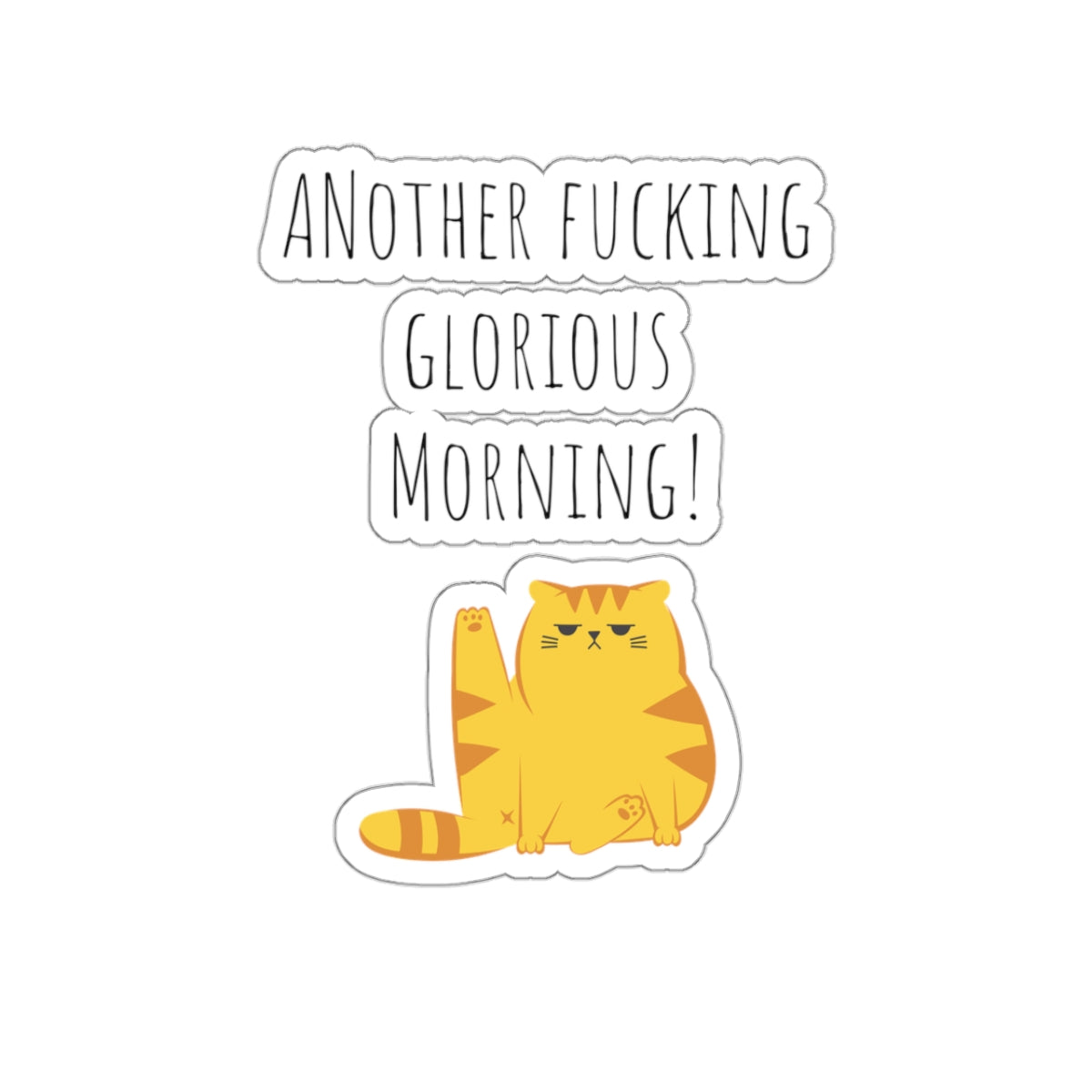 Grumpy cat sticker daily chaos manager sticker coworker gift funny gift bestfriend gift Kiss-Cut Stickers Halloween stickers  sticker