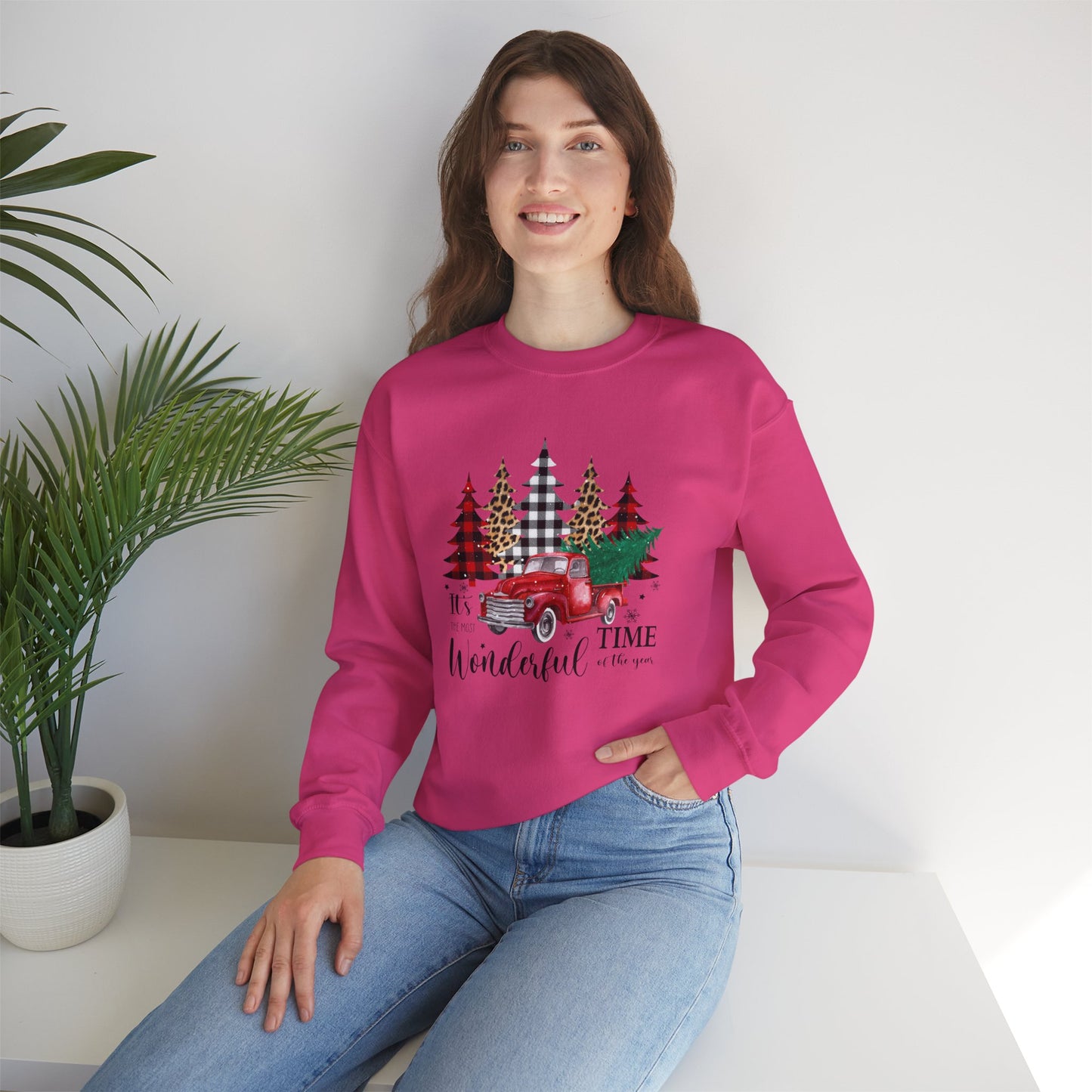 Christmas sweater it's the most wonderful time of the year Christmas sweater Merry Christmas sweatshirt Bright Christmas gift for her