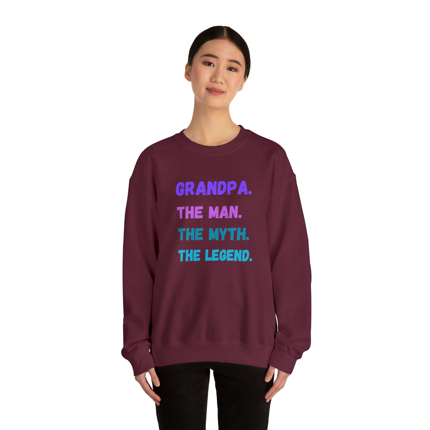 Grandpa the man the myth the legend sweatshirt gift for Dad and me shirts Father's day gifts best friend sweater Christmas gift for dad