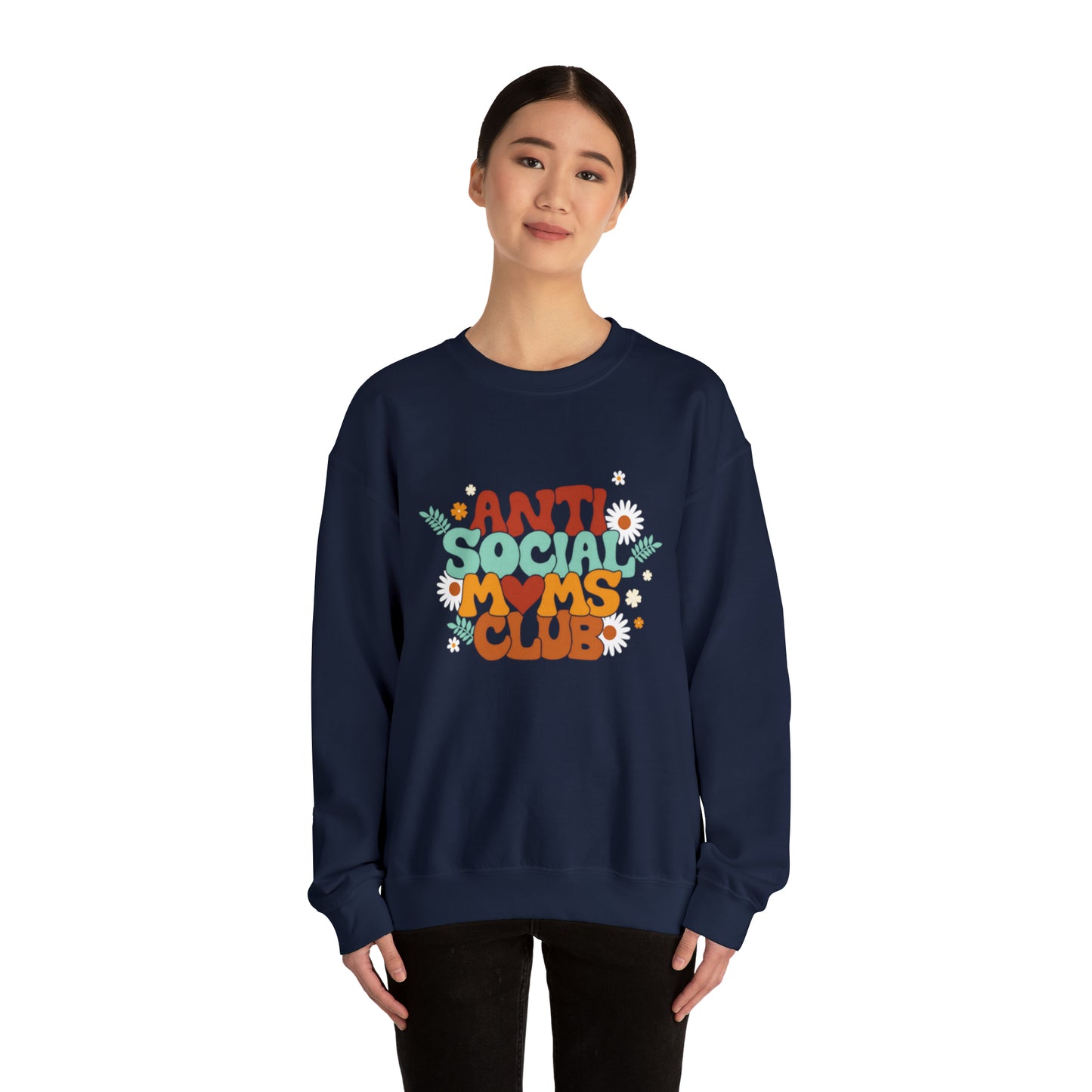 Anti social moms club sweatshirt, Mama Mother Mom sweatshirt, Gift for mom, Christmas gift for her,for him,Birthday gift for her