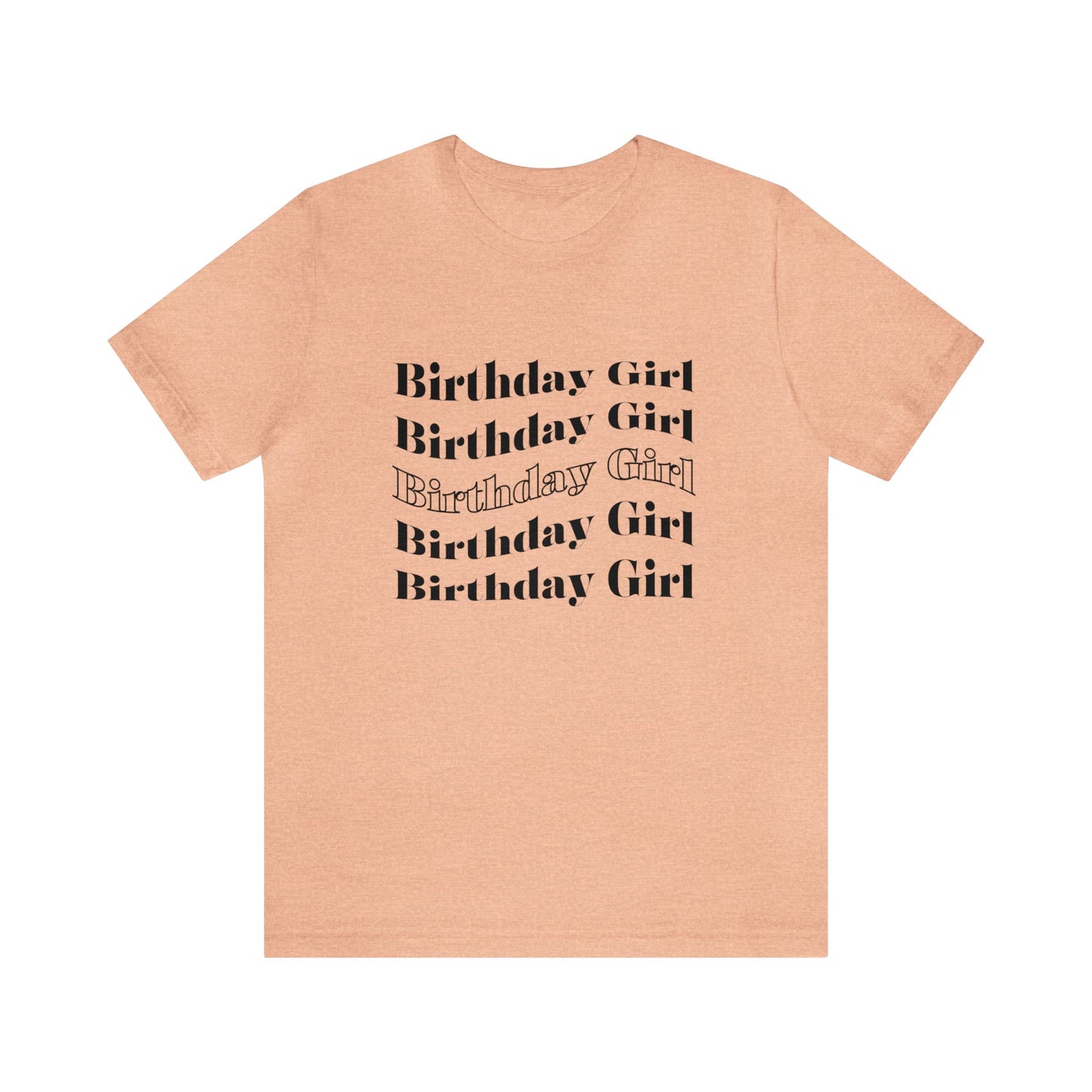 Birthday girl shirt gift for her best friend gift wavy shirt birthday party attire month funny T-shirt birthday gift Christmas gift for him