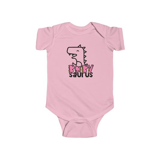BabySaurus onesie baby shirt Baby dinosaur brother football T-shirt baby sister football T shirt family shirts Infant Fine Jersey Bodysuit