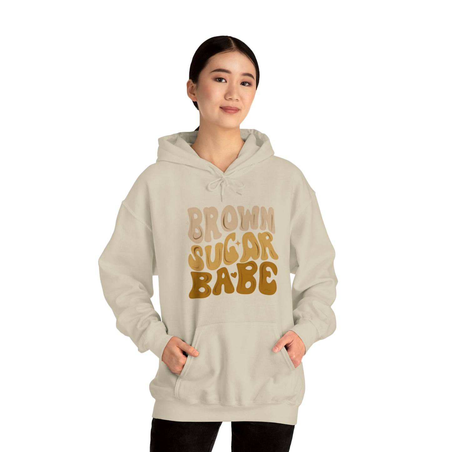 Brown sugar babe hoodie, gift for her, best friend gift, birthday vacation, Unisex Heavy Blend Hooded Sweatshirt