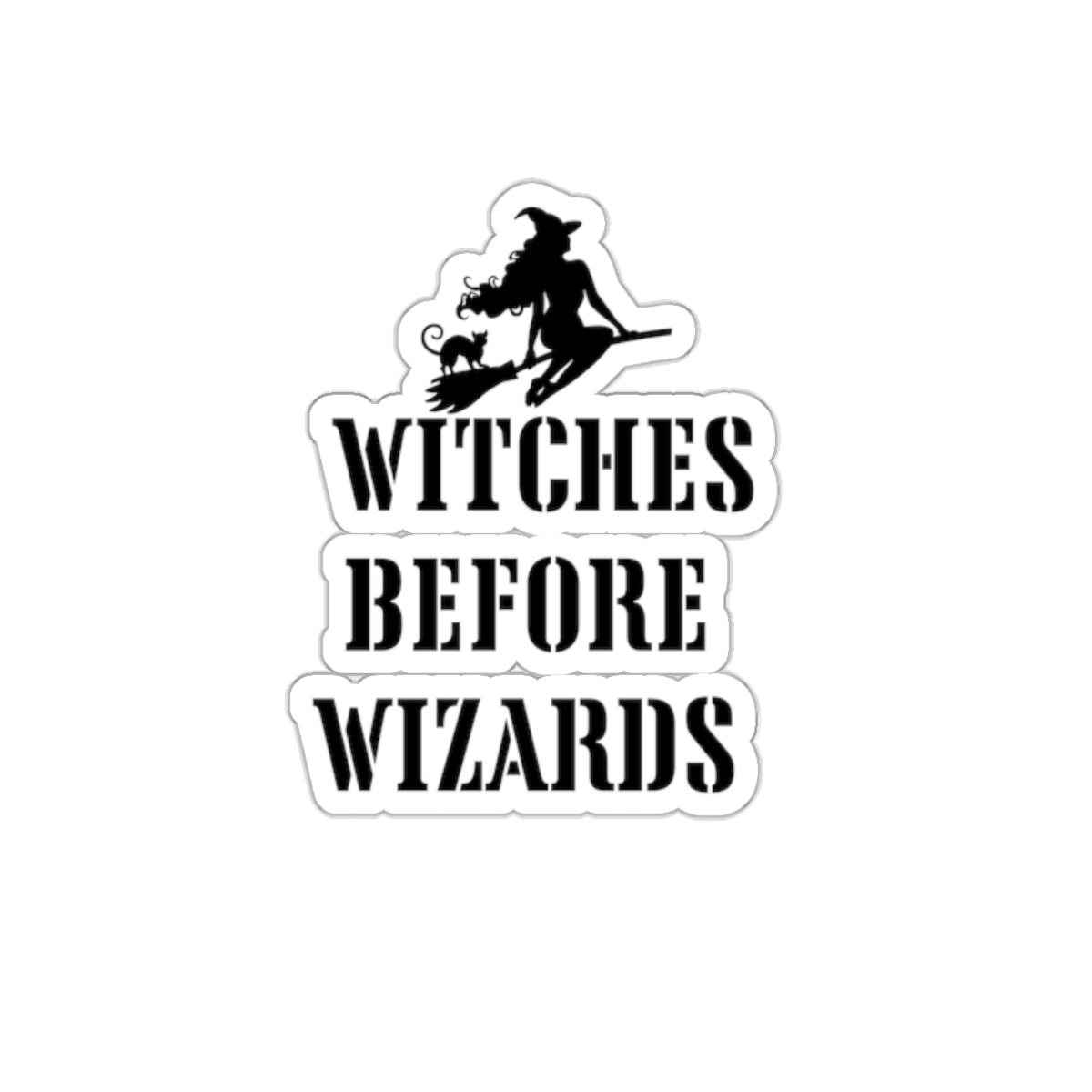 Witches before wizards stickers funny witch gift funny mom gift bestfriend gift Kiss-Cut Stickers Halloween stickers bearrainbow sticker