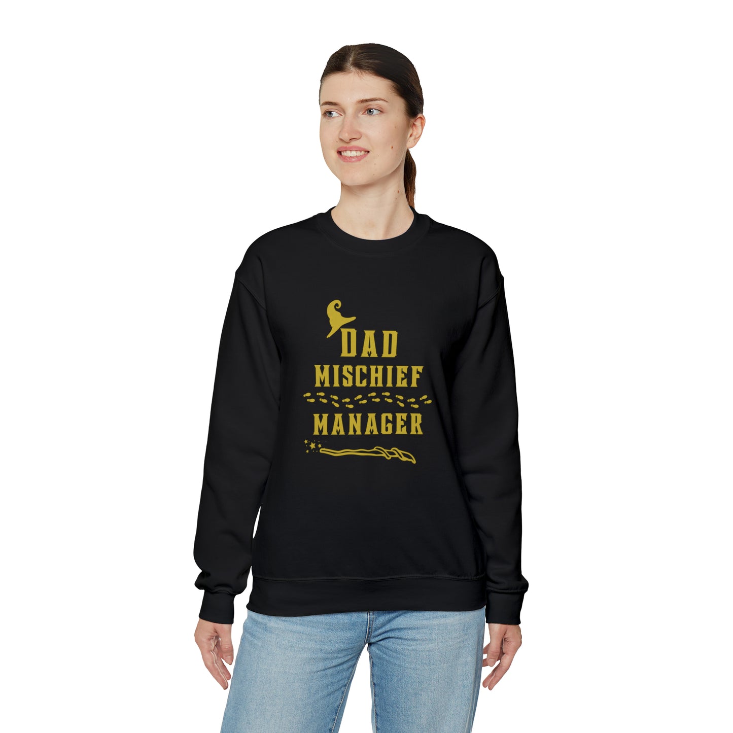 Dad Mischief Manager Hogwarts Alumni sweatshirt Universal Studios Shirts wizard House School Merry Christmas gift for her gift for him